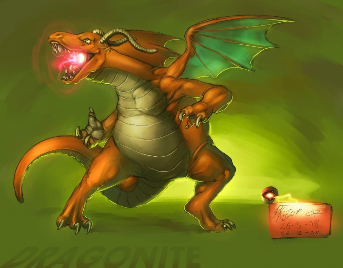 High resolution Dragonite (Pokemon) hd 1152x900 background ID:279940 for PC