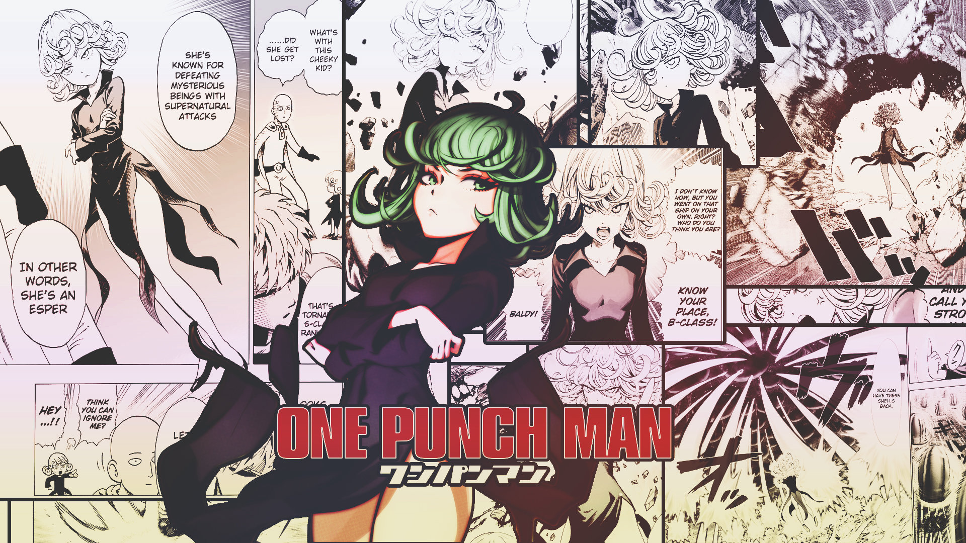 Awesome Tatsumaki (One-Punch Man) free background ID:345330 for hd 1920x1080 computer
