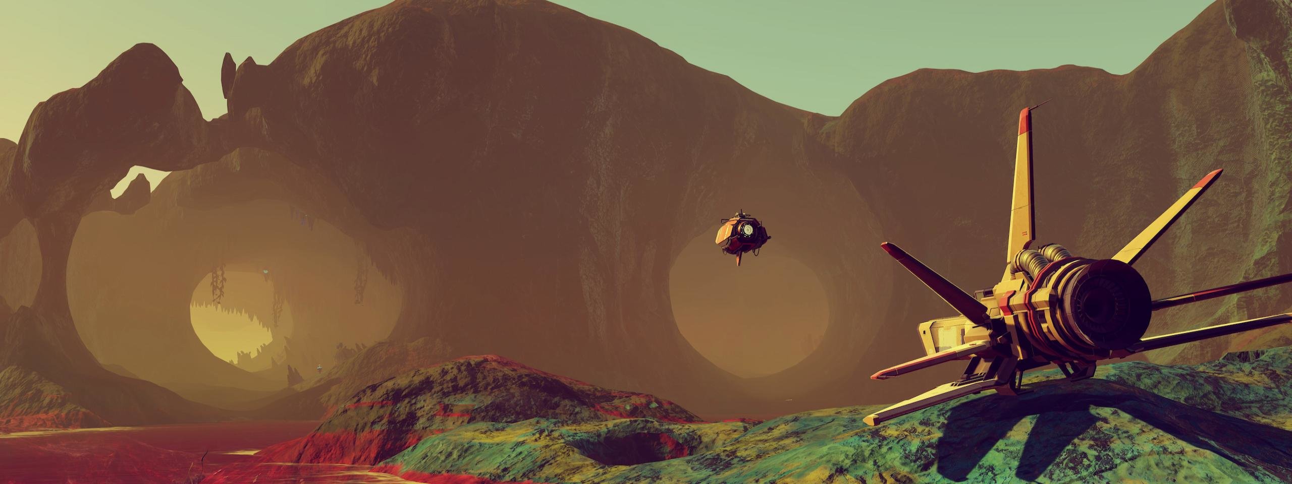 Best No Man's Sky wallpaper ID:110429 for High Resolution dual screen 2560x960 PC