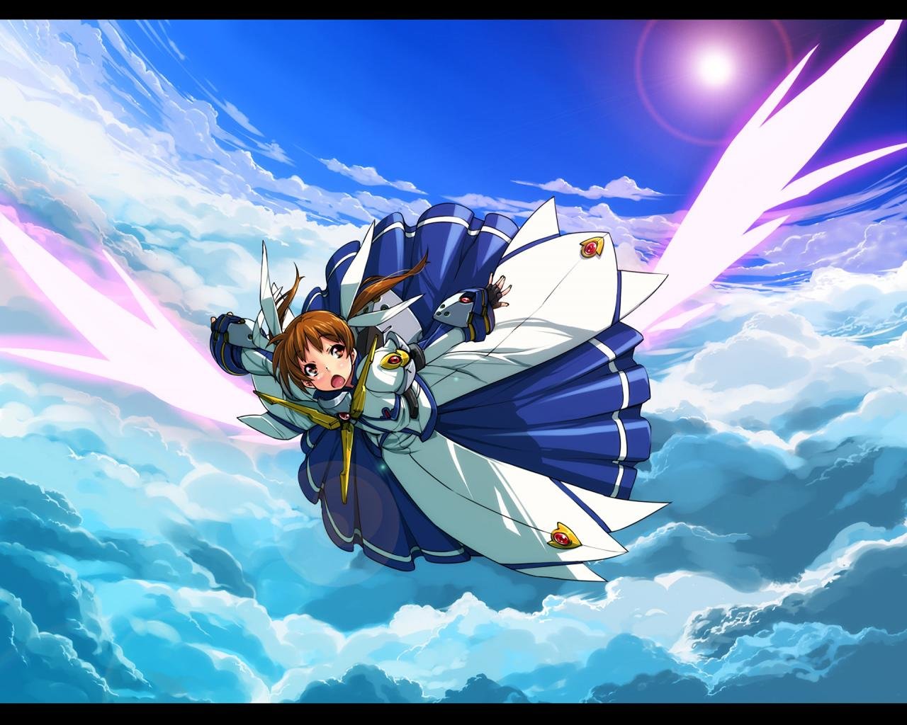 Download hd 1280x1024 Magical Girl Lyrical Nanoha computer background ID:297519 for free