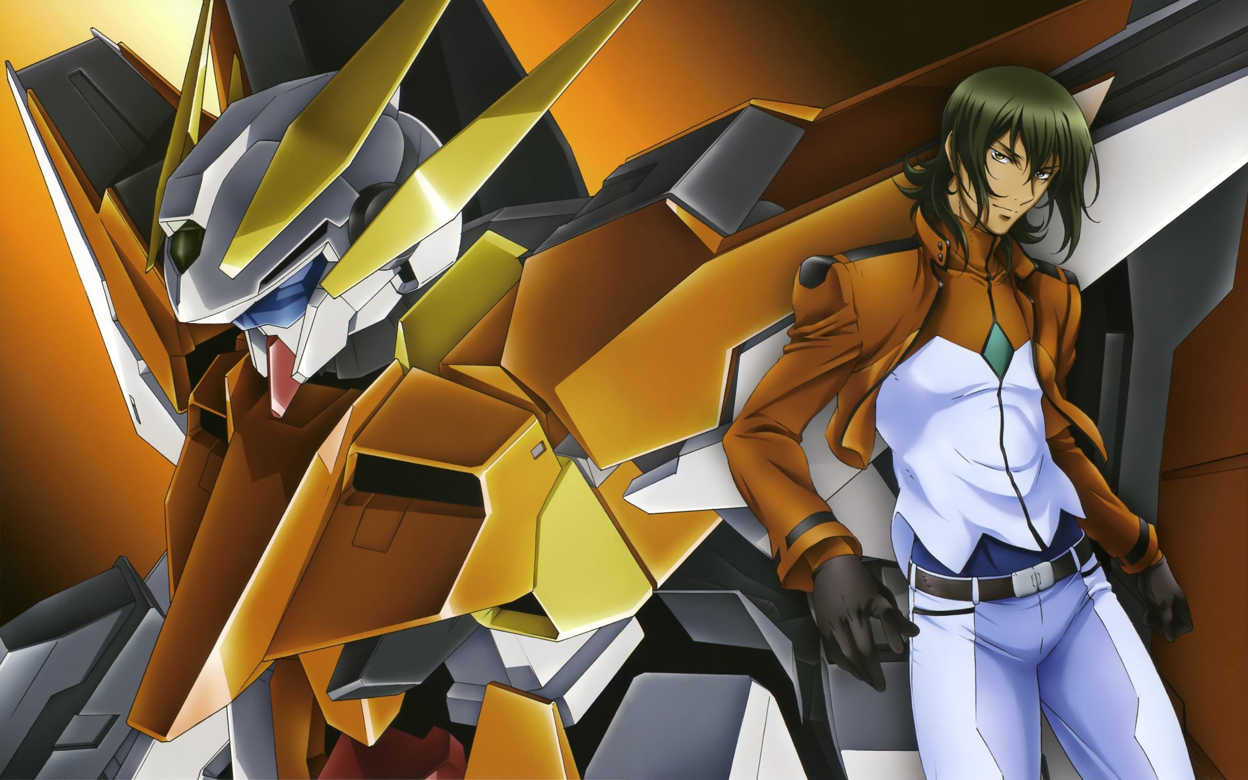 Download hd 2560x1600 Mobile Suit Gundam 00 desktop wallpaper ID:83363 for free