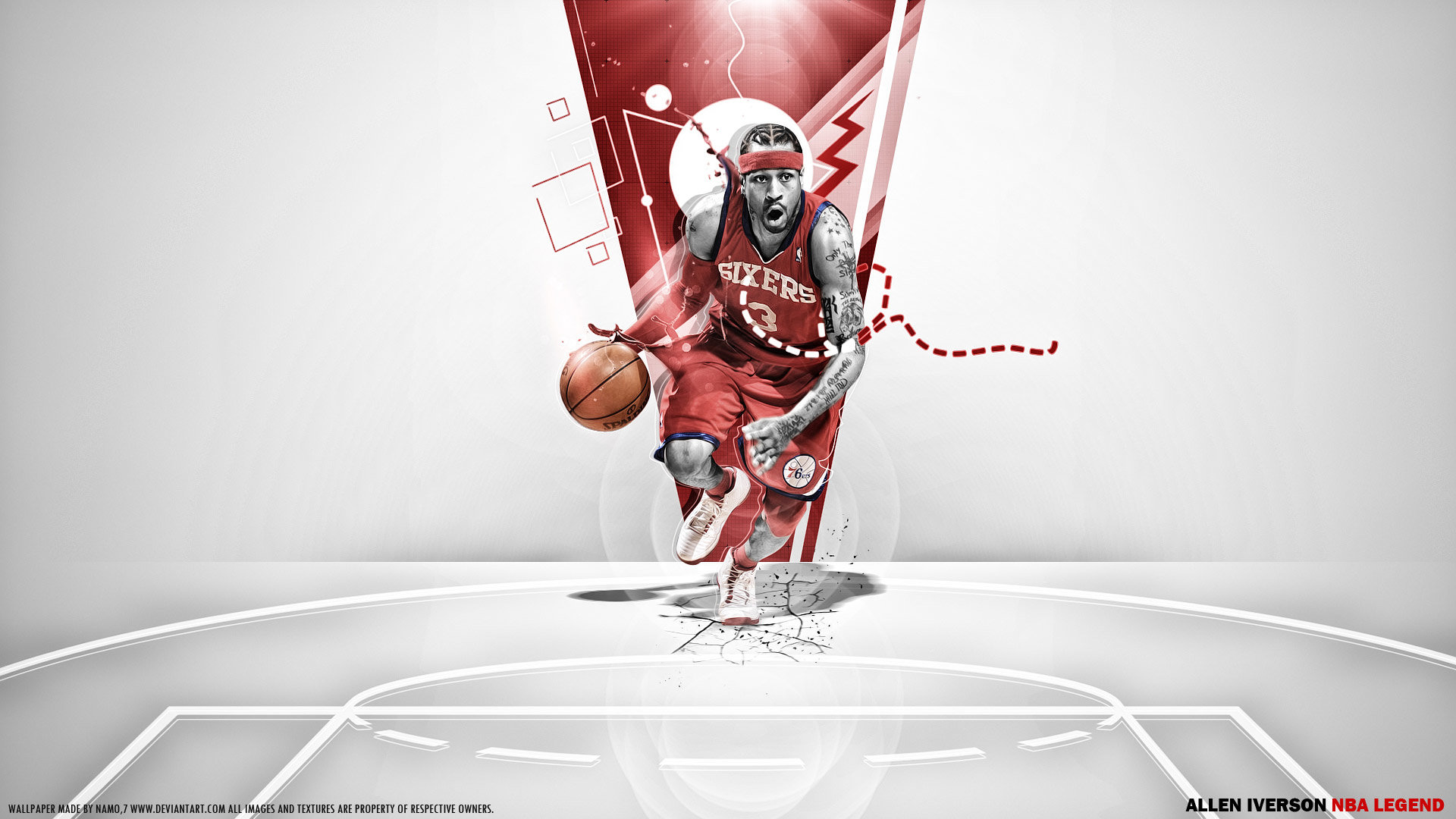 Awesome Allen Iverson free background ID:53360 for full hd PC