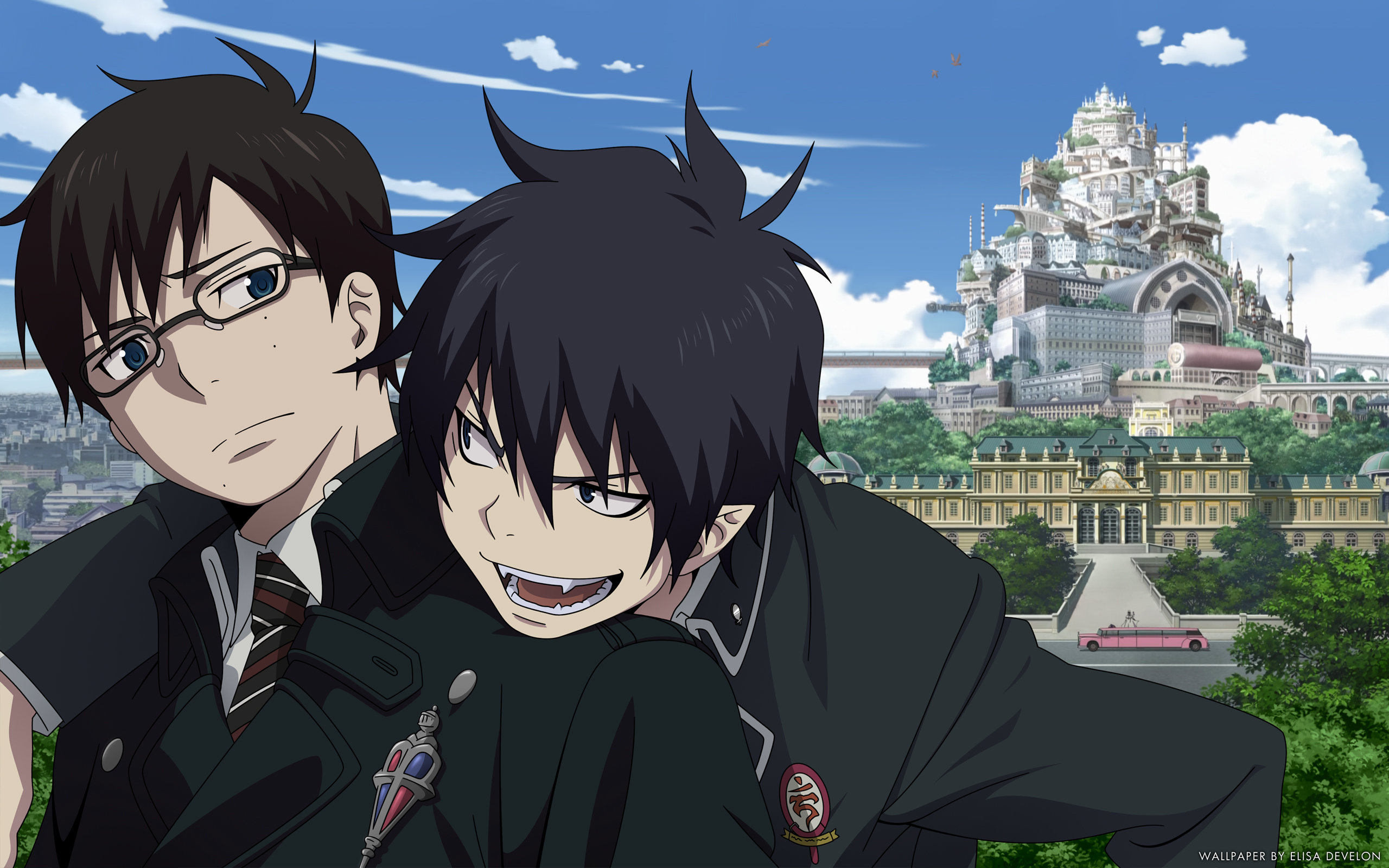 Download hd 2560x1600 Blue Exorcist (Ao No) PC background ID:242178 for free