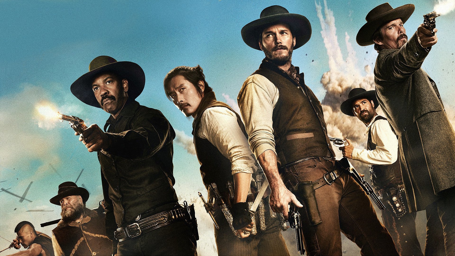High resolution The Magnificent Seven (2016) full hd 1920x1080 background ID:315163 for PC