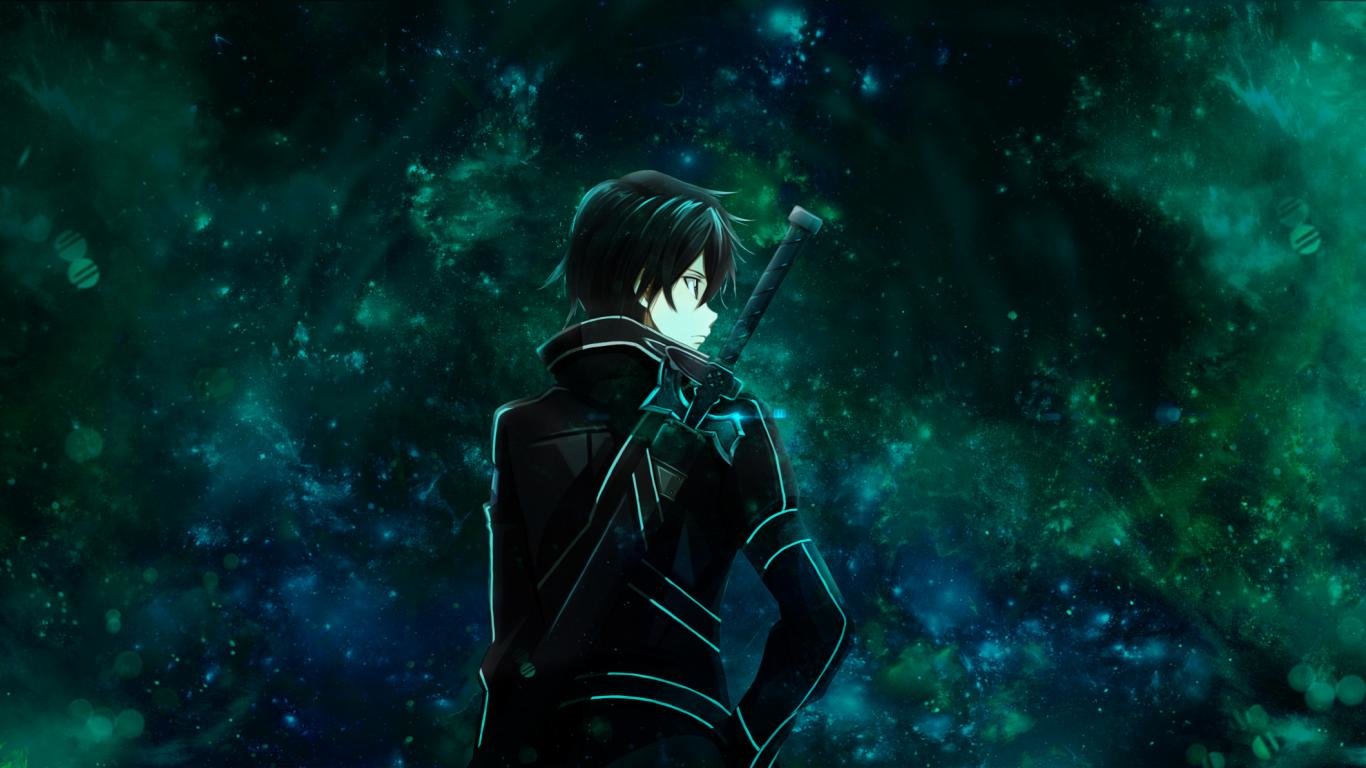 Best Kirito (SAO) background ID:181145 for High Resolution 1366x768 laptop computer