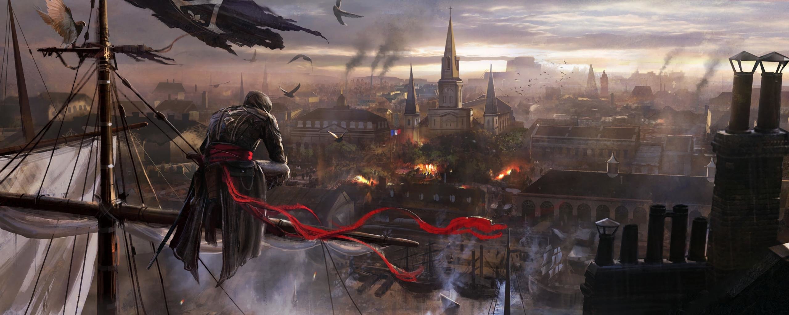 Best Assassin's Creed: Unity wallpaper ID:229493 for High Resolution dual monitor 2569x1024 PC