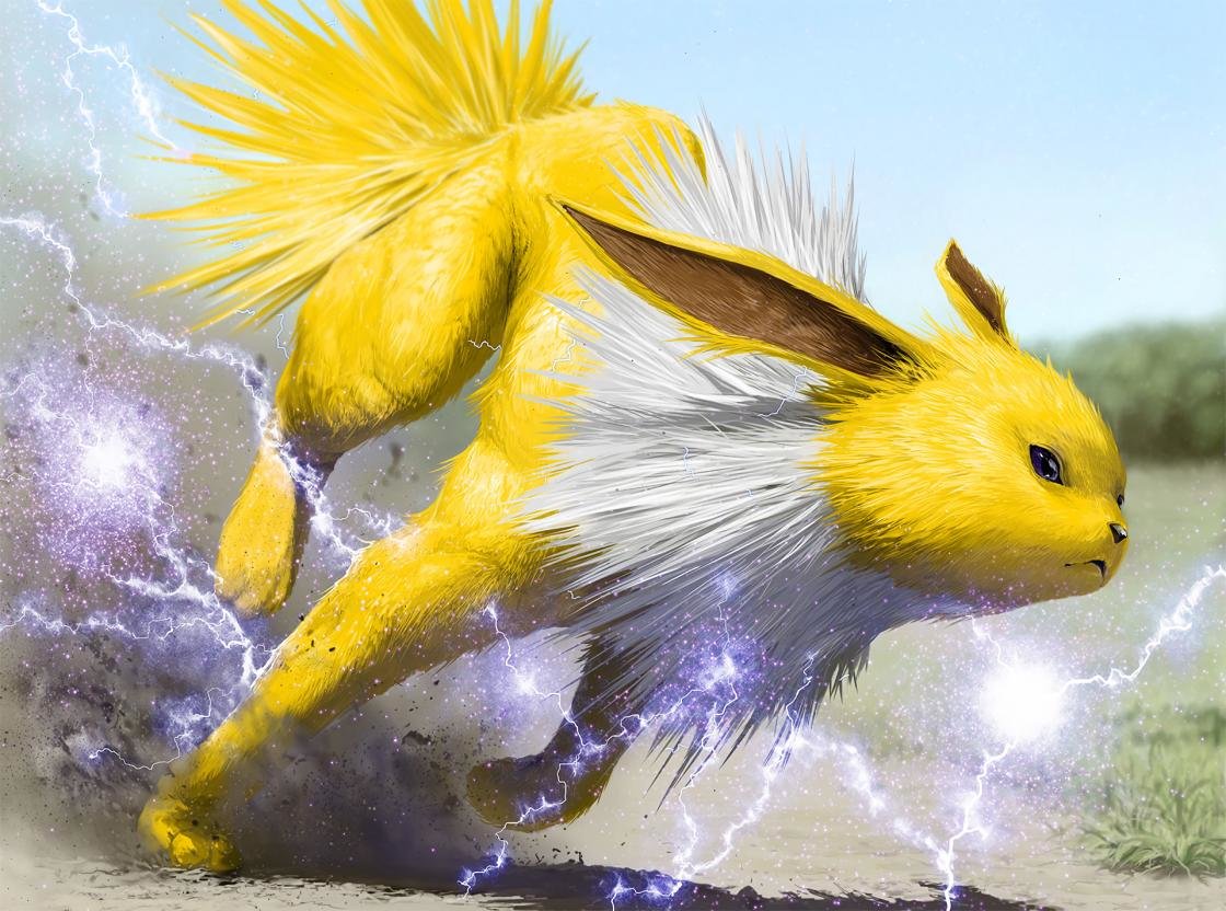 Download hd 1120x832 Jolteon (Pokemon) computer background ID:279012 for free