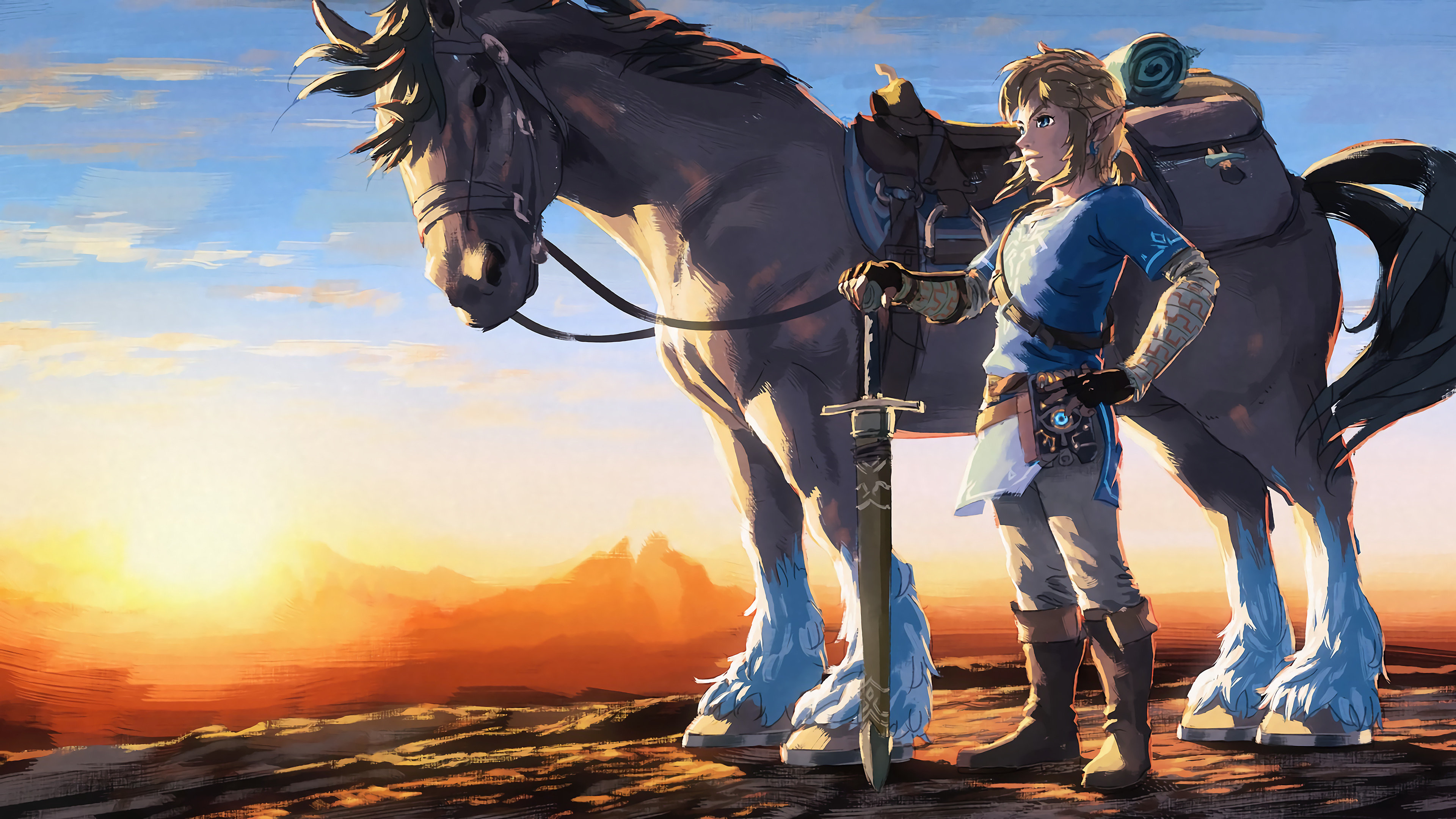 High resolution The Legend Of Zelda: Breath Of The Wild ultra hd 4k background ID:111486 for computer