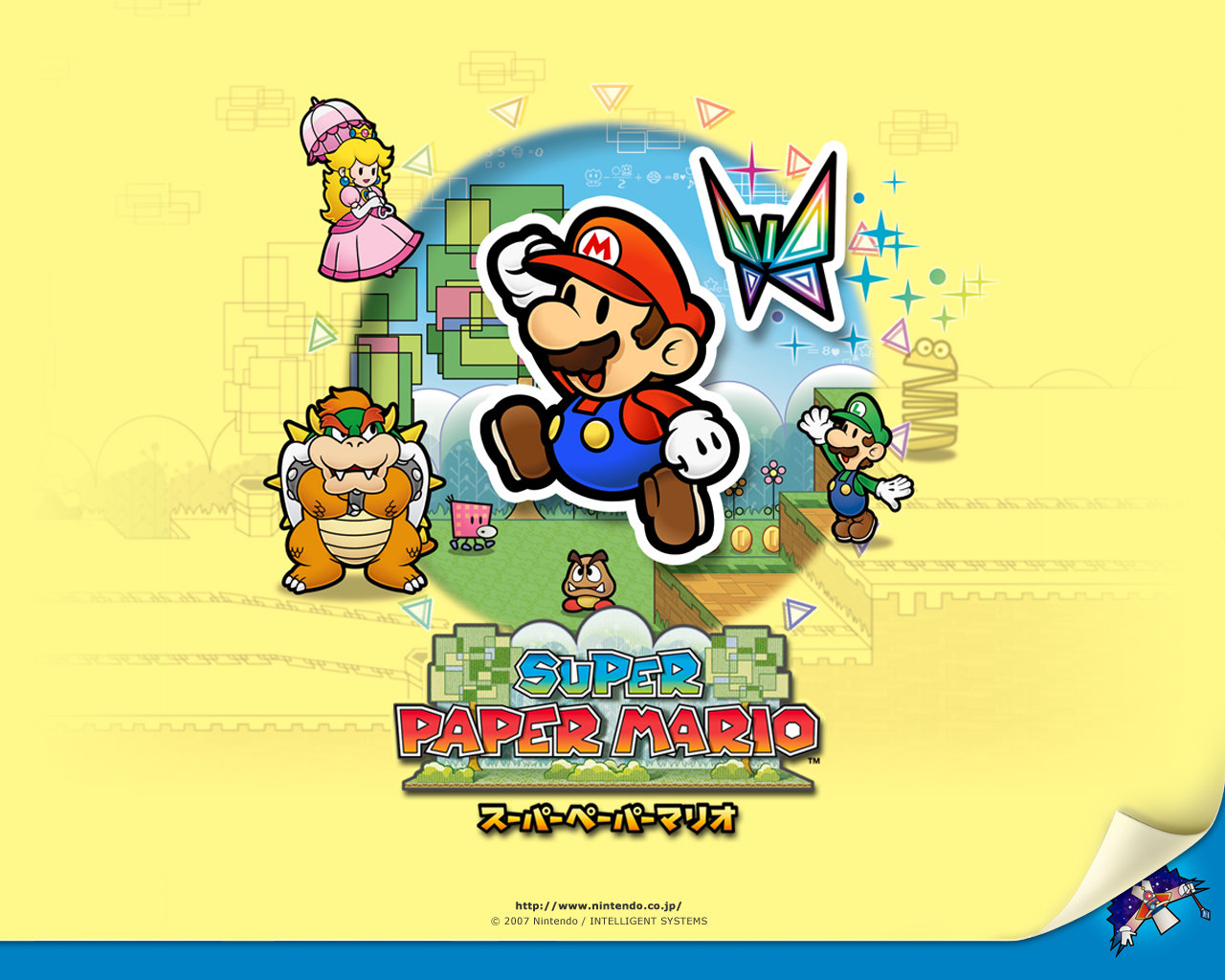 High resolution Super Paper Mario hd 1280x1024 wallpaper ID:408956 for PC
