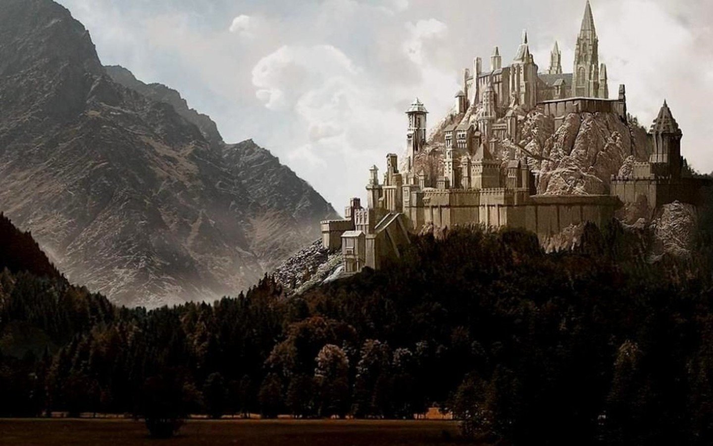 Download hd 1440x900 Fantasy castle PC background ID:236310 for free