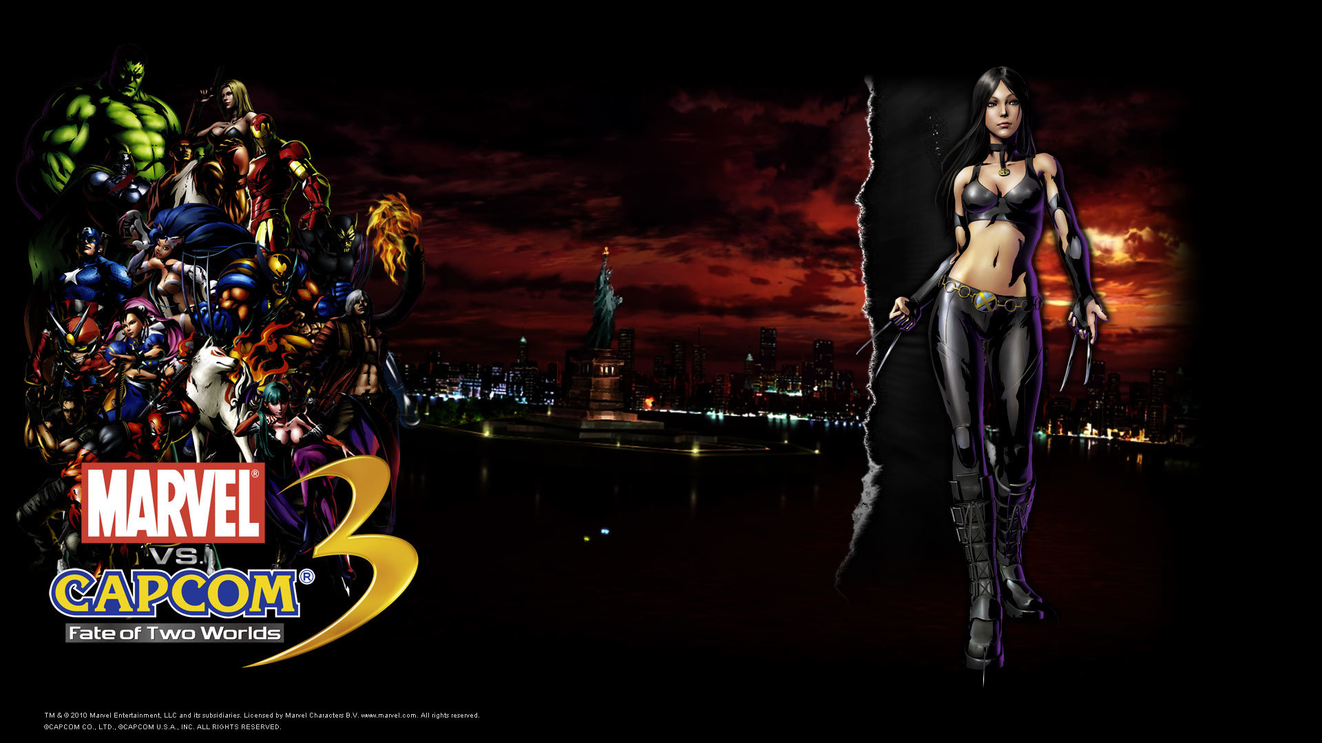 Download full hd 1080p Marvel Vs. Capcom 3: Fate Of Two Worlds computer wallpaper ID:298429 for free