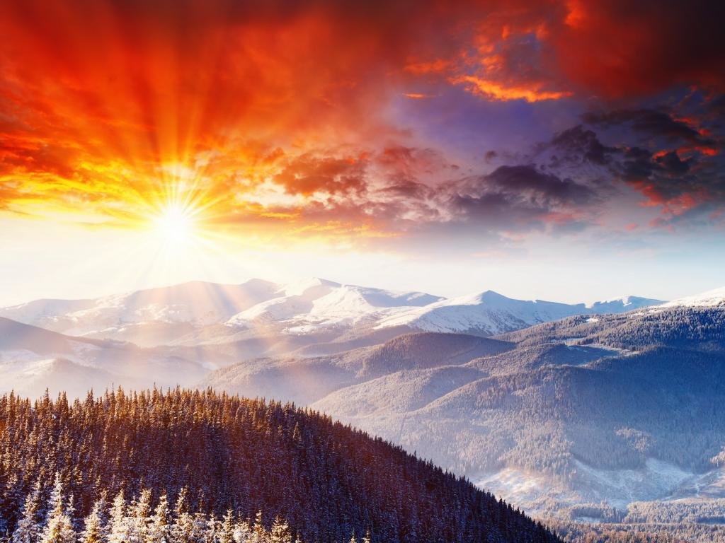 Free Sunrise high quality wallpaper ID:284138 for hd 1024x768 computer