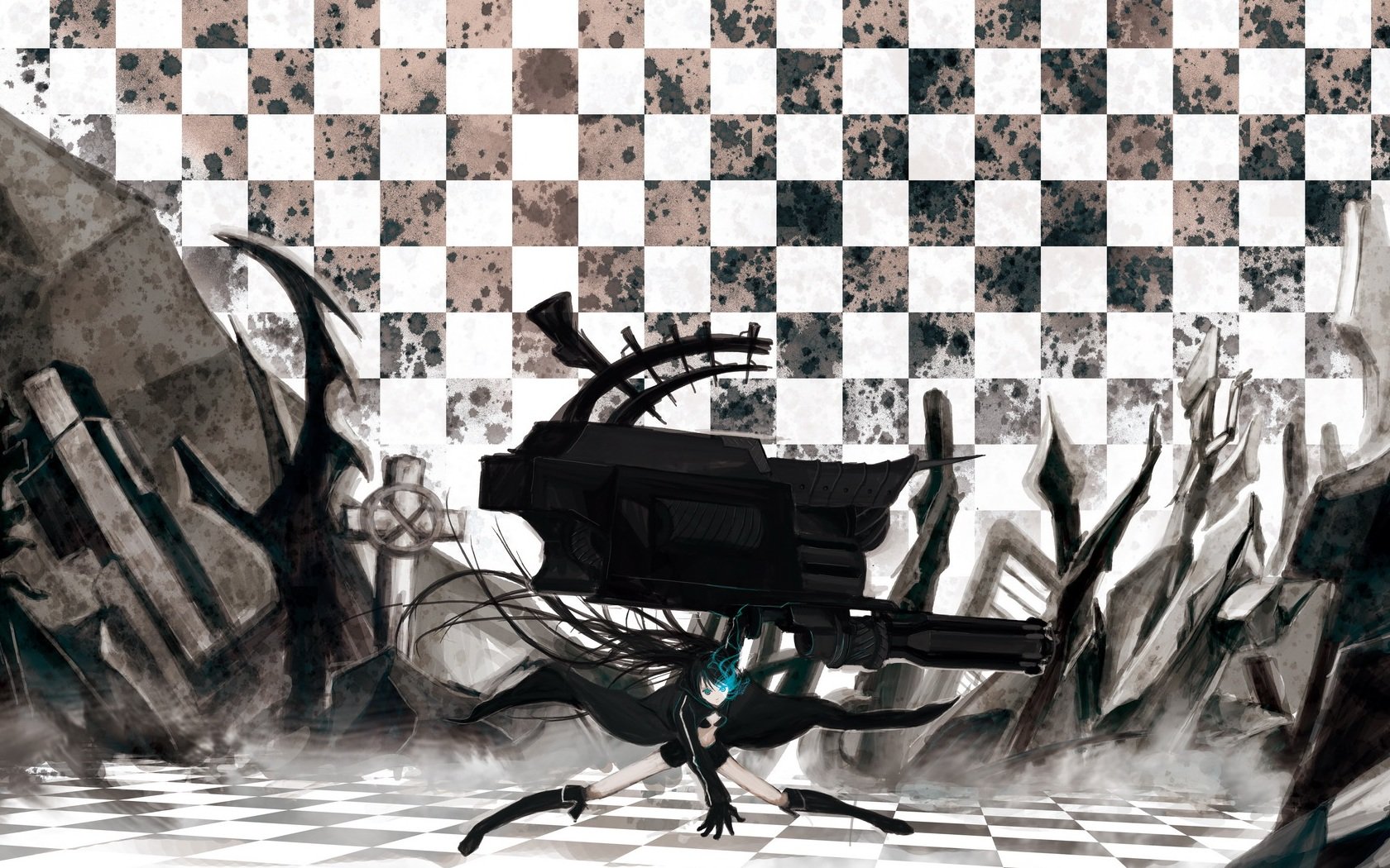 Free Black Rock Shooter high quality wallpaper ID:453464 for hd 1680x1050 computer