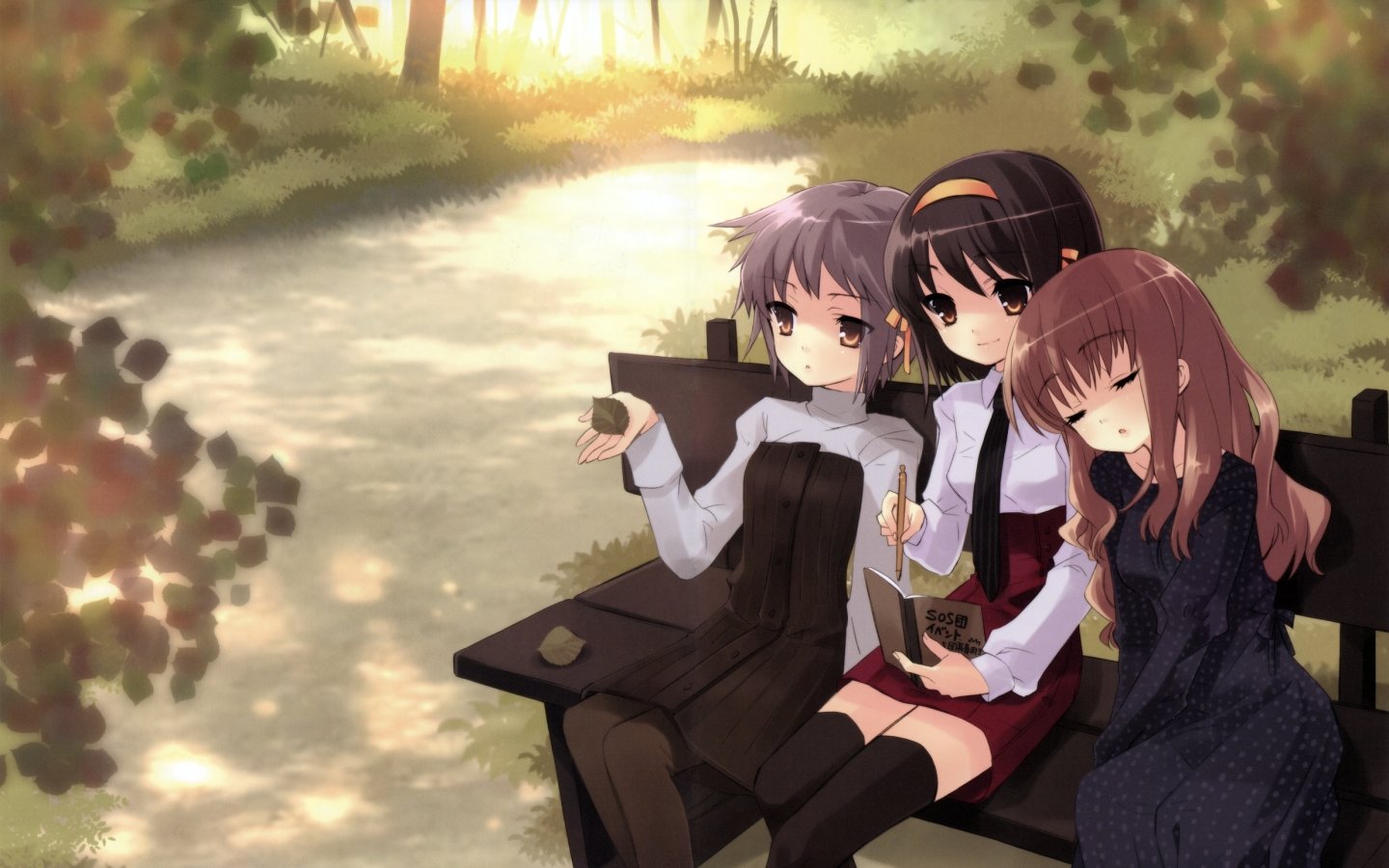 Download hd 1440x900 The Melancholy Of Haruhi Suzumiya PC background ID:139463 for free