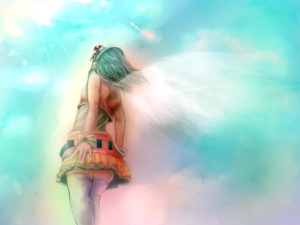Download hd 1024x768 Angel Anime PC background ID:61942 for free