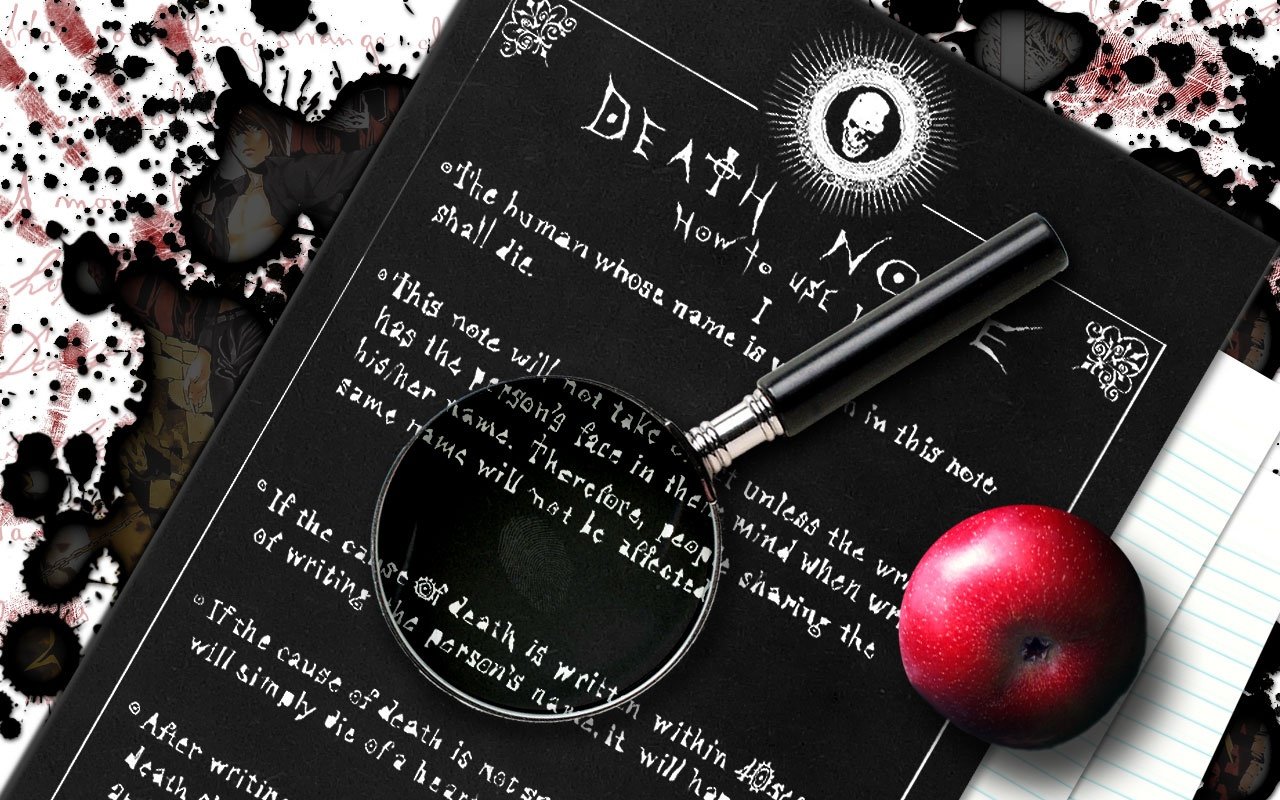 Free download Death Note background ID:402612 hd 1280x800 for desktop