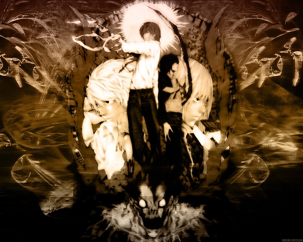 Awesome Death Note free wallpaper ID:402665 for hd 1280x1024 PC