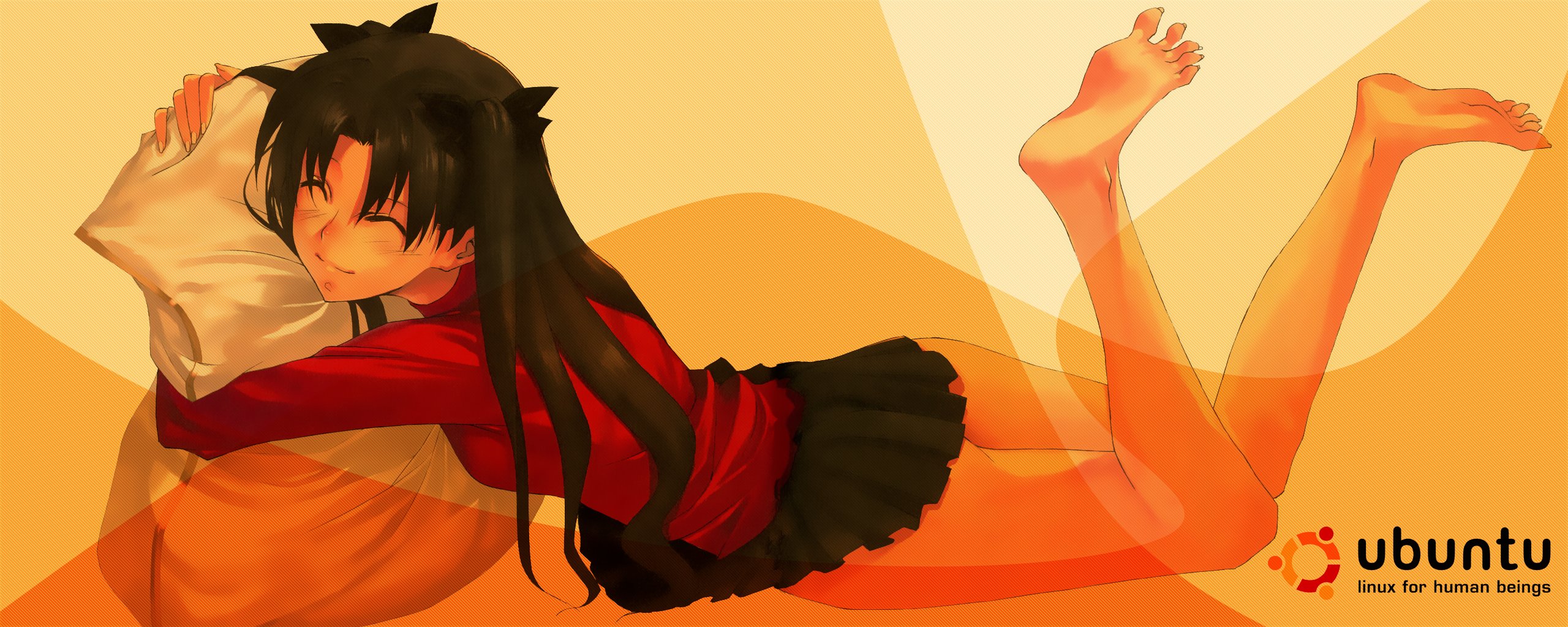 Awesome Rin Tohsaka free background ID:468168 for dual monitor 2569x1024 computer