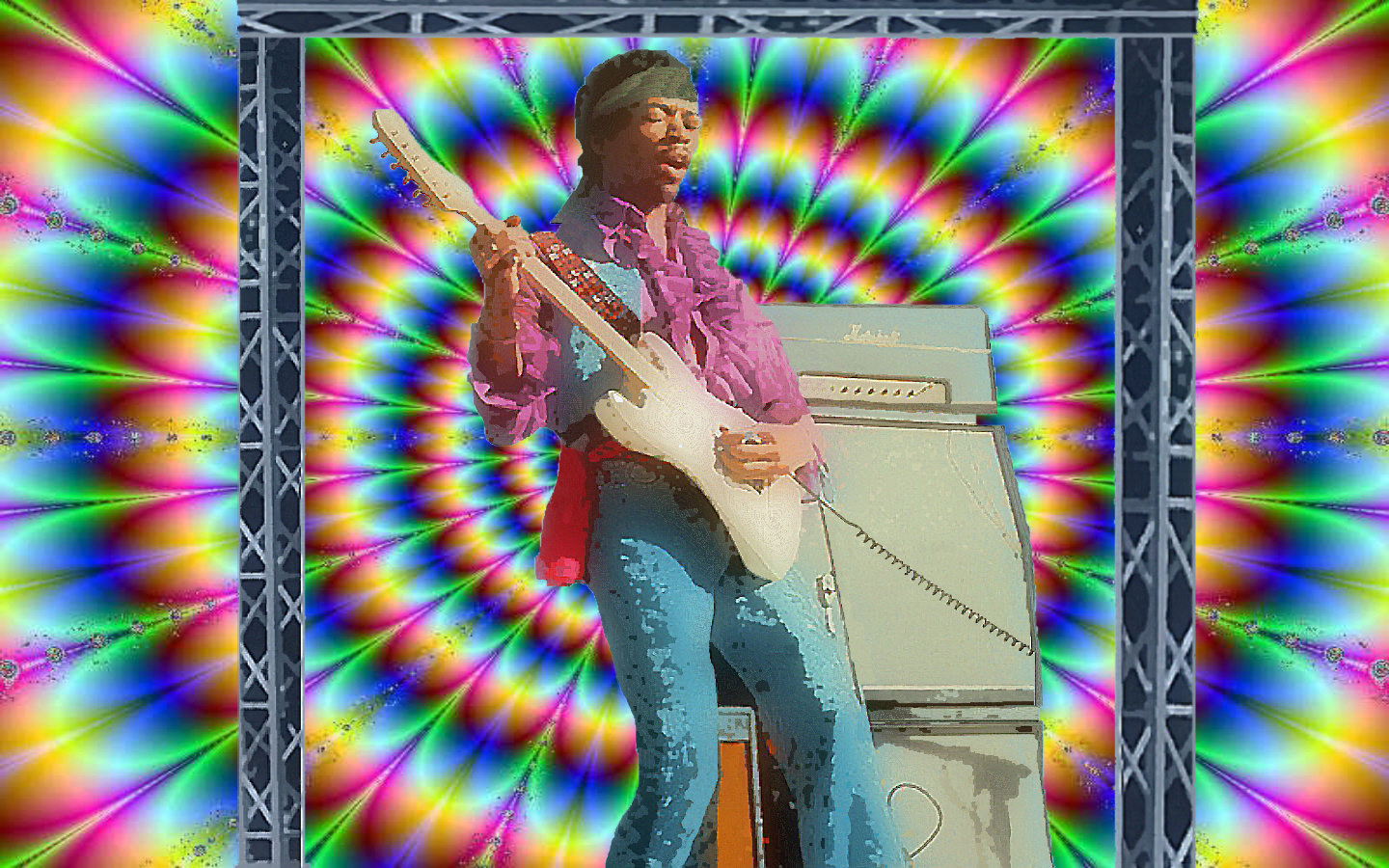 Download hd 1440x900 Jimi Hendrix PC wallpaper ID:293212 for free