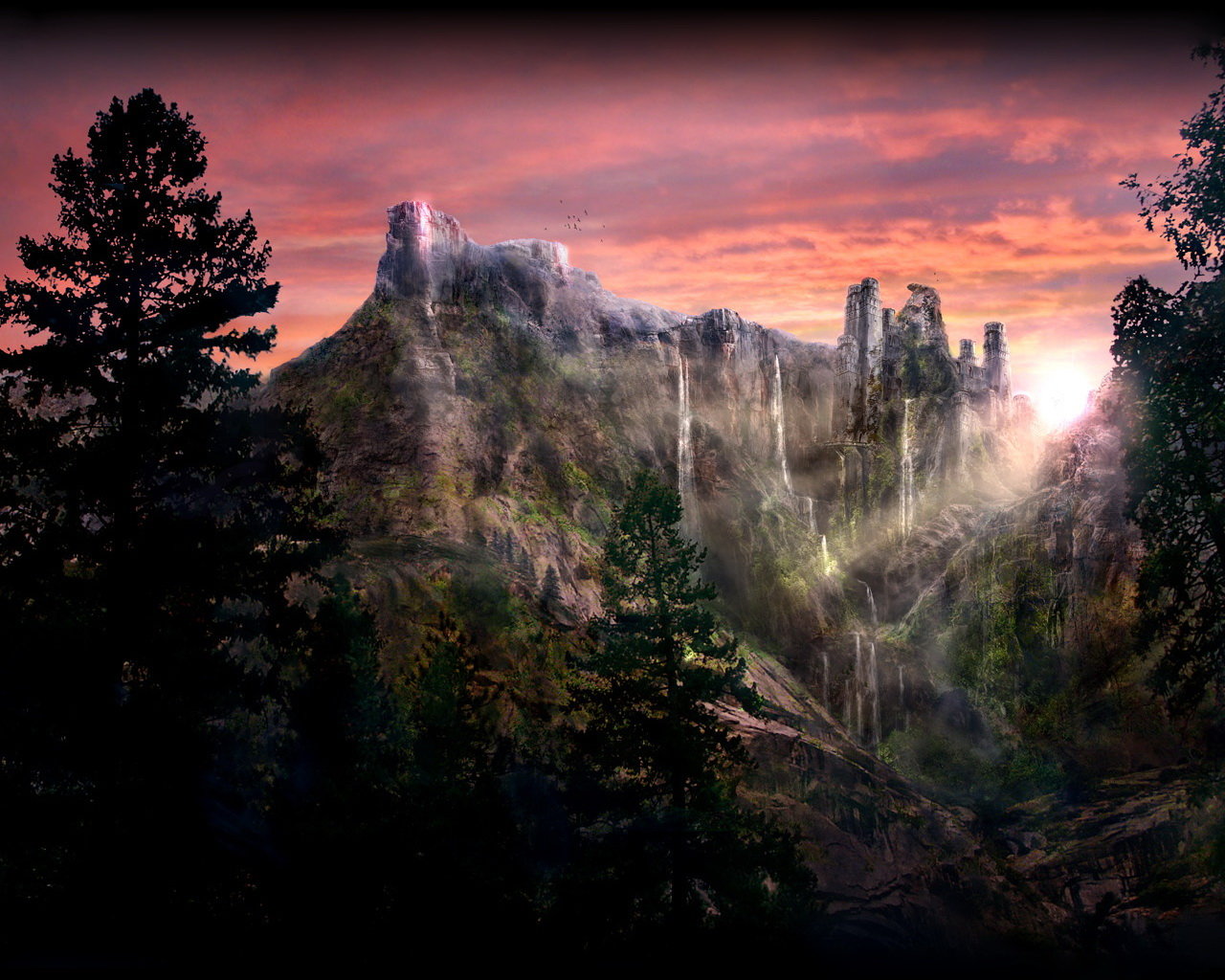 High resolution Fantasy landscape hd 1280x1024 background ID:143423 for desktop