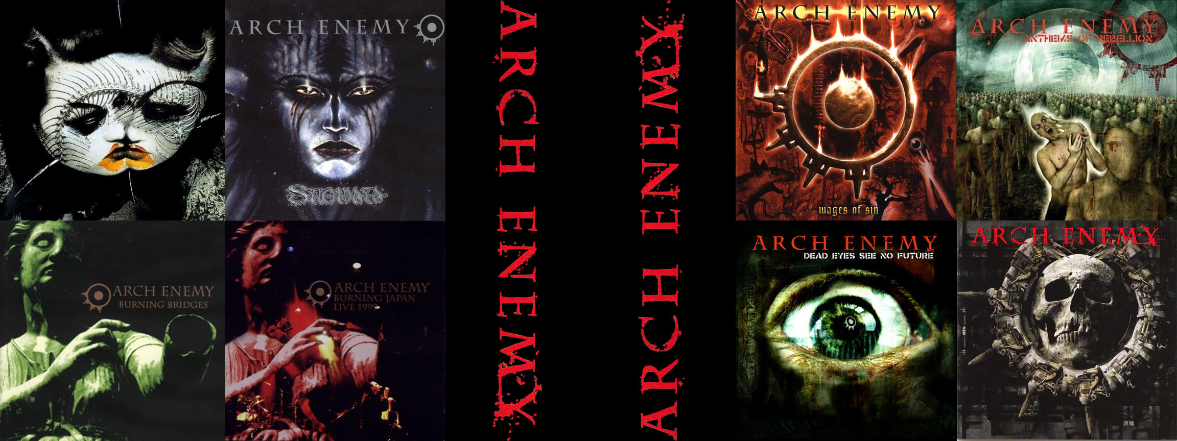 Awesome Arch Enemy free wallpaper ID:347735 for dual monitor 2304x864 PC