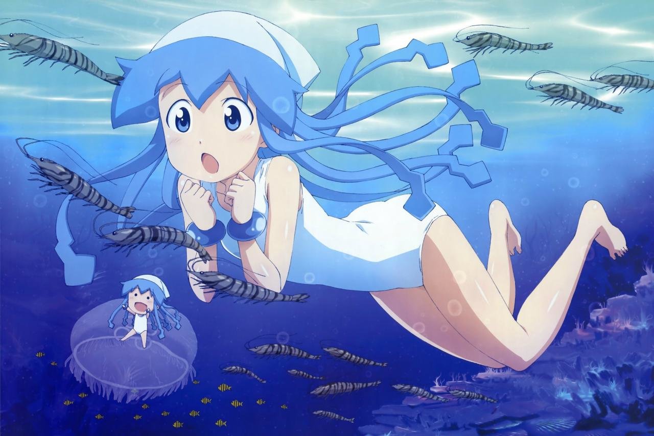 Download hd 1280x854 Ika Musume desktop background ID:103127 for free
