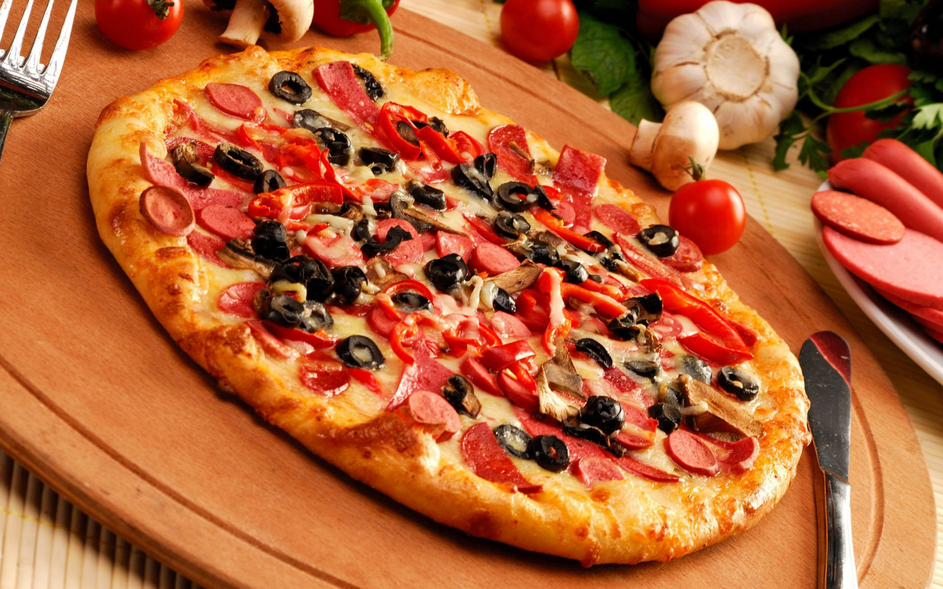 Download hd 1920x1200 Pizza PC wallpaper ID:390314 for free