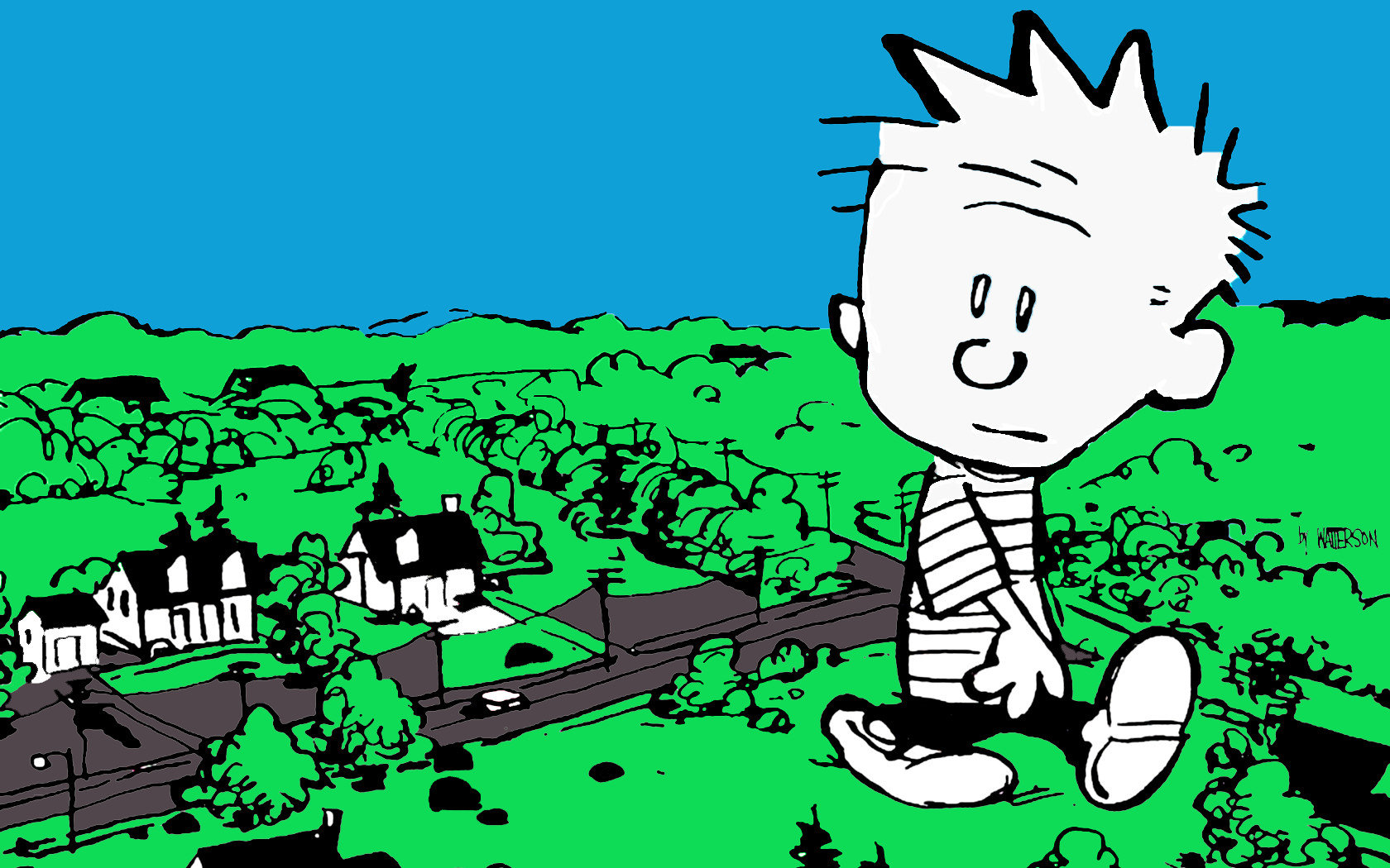 Awesome Calvin and Hobbes free wallpaper ID:211399 for hd 1680x1050 computer