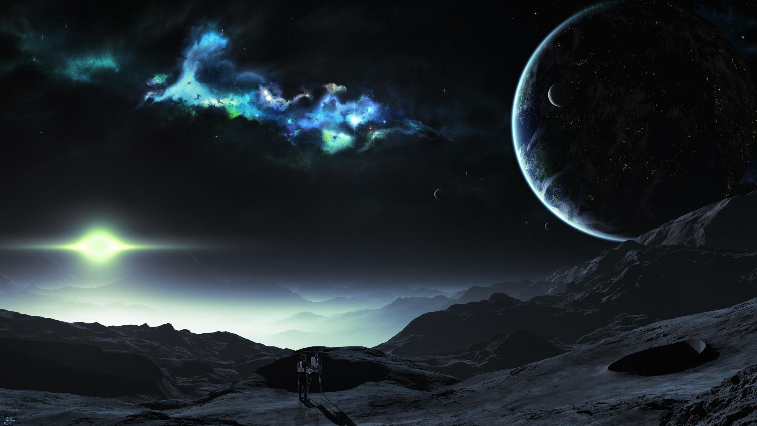 Awesome Sci Fi landscape free background ID:233172 for hd 2560x1440 computer