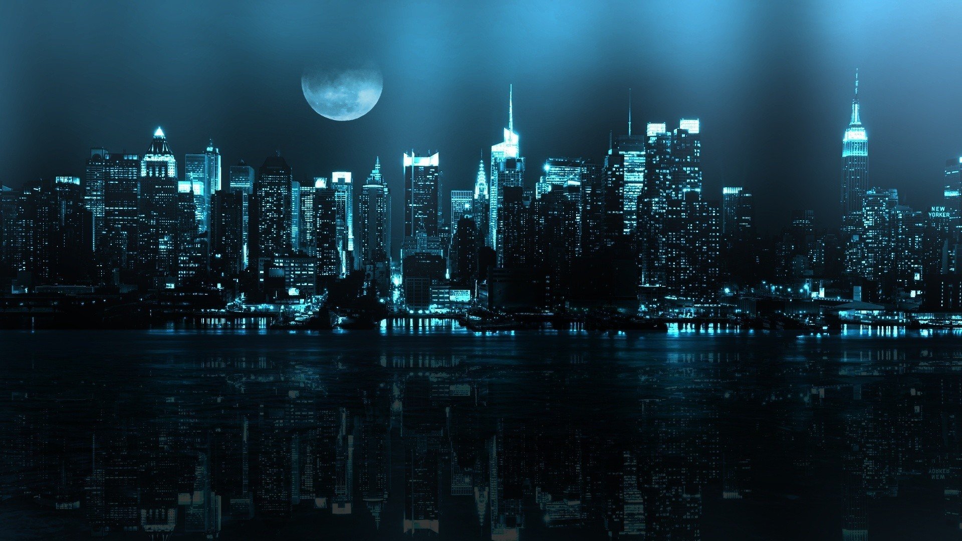 Awesome Futuristic city free wallpaper ID:88752 for hd 1920x1080 PC