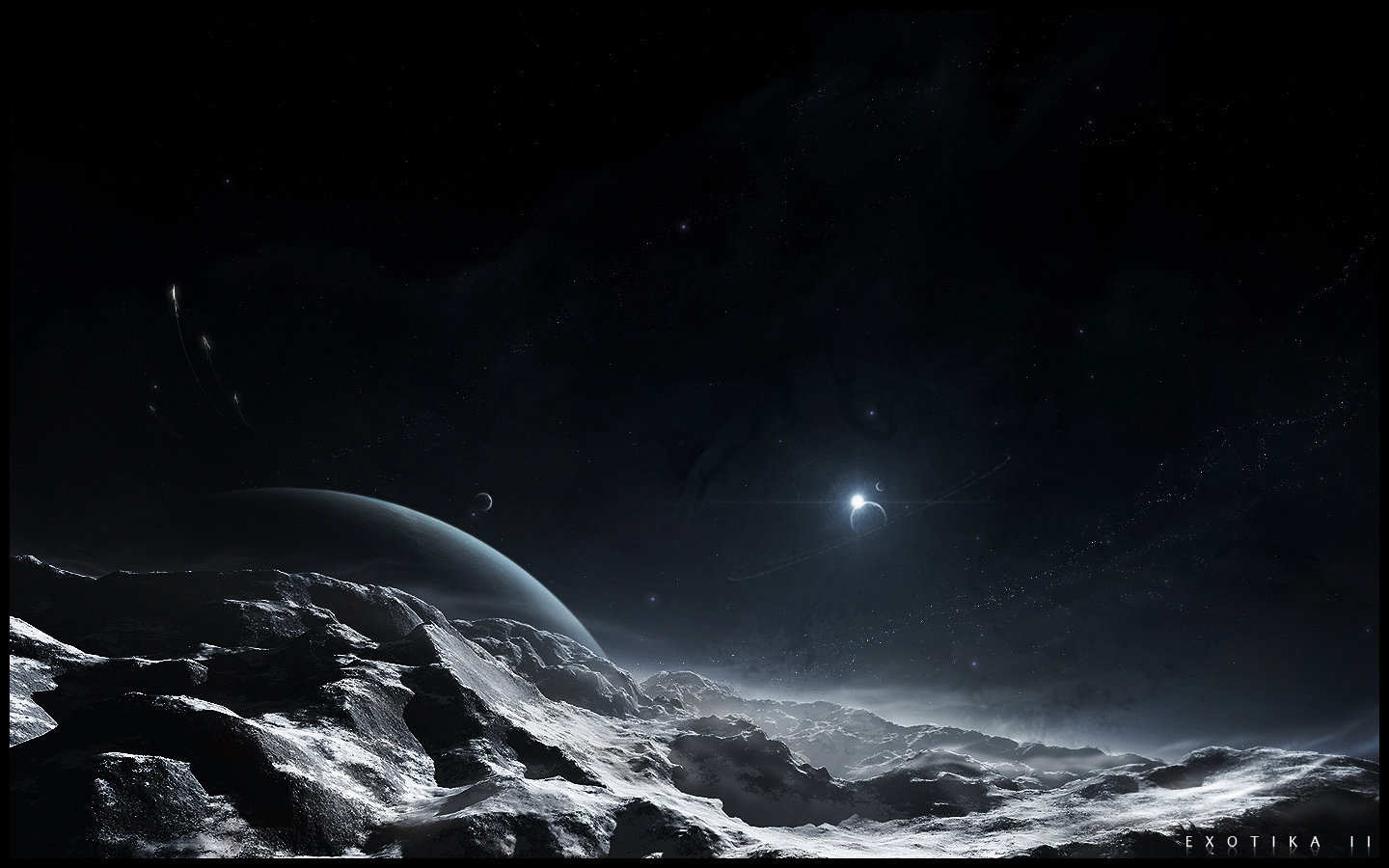 High resolution Planet Rise hd 1440x900 background ID:193827 for PC