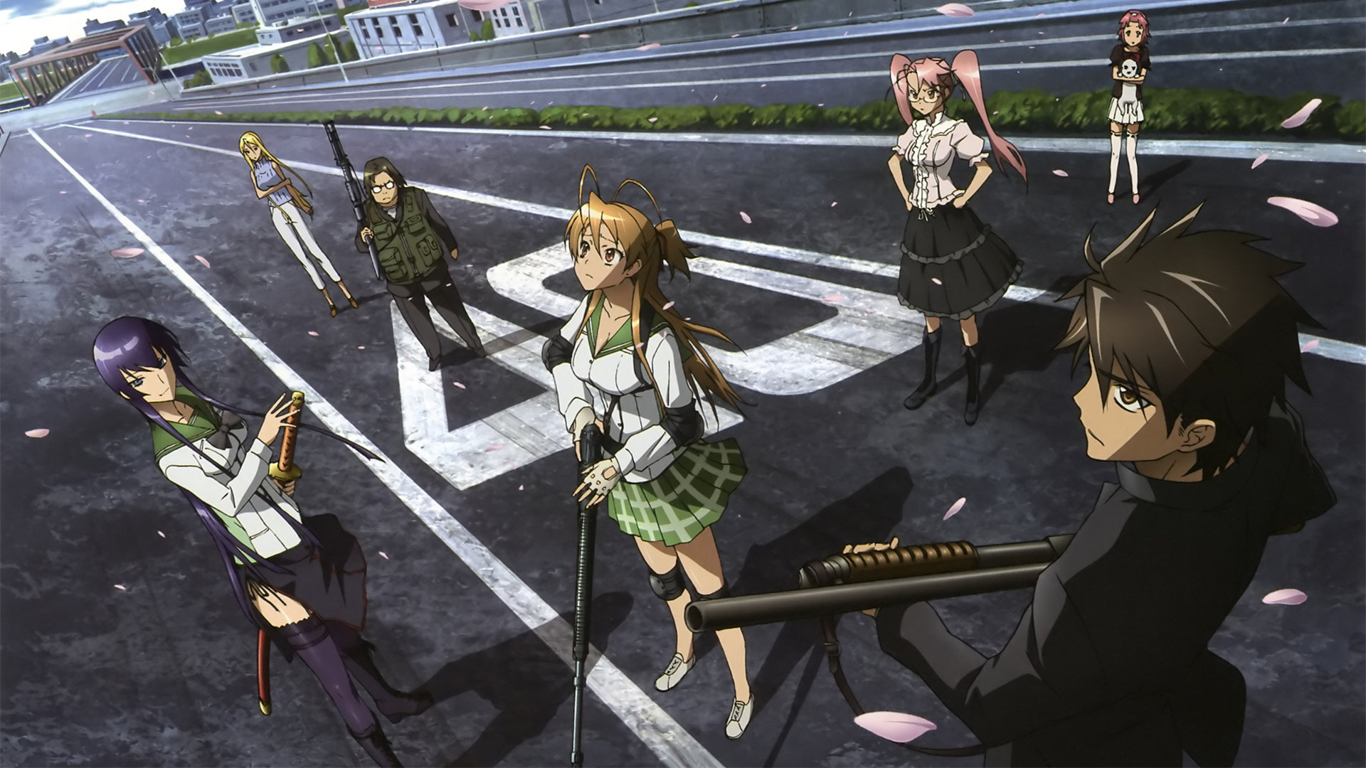 Best Highschool Of The Dead background ID:447764 for High Resolution full hd 1080p PC