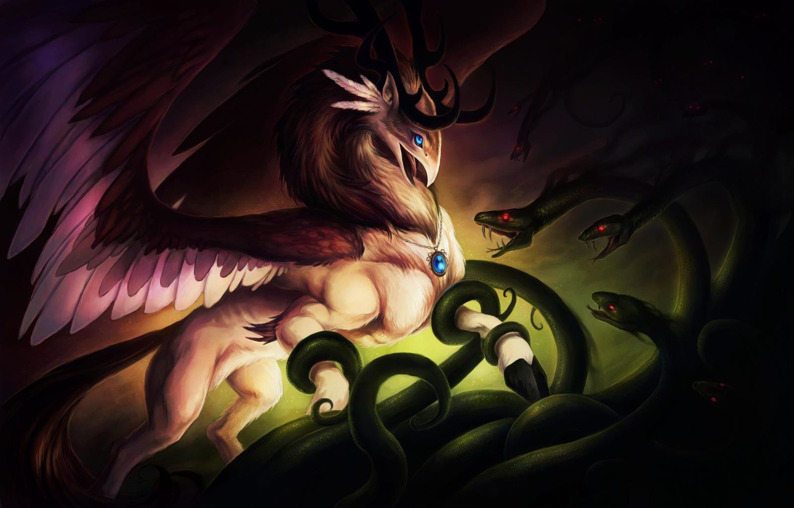 High resolution Mythical creatures hd 1600x1024 wallpaper ID:230697 for PC