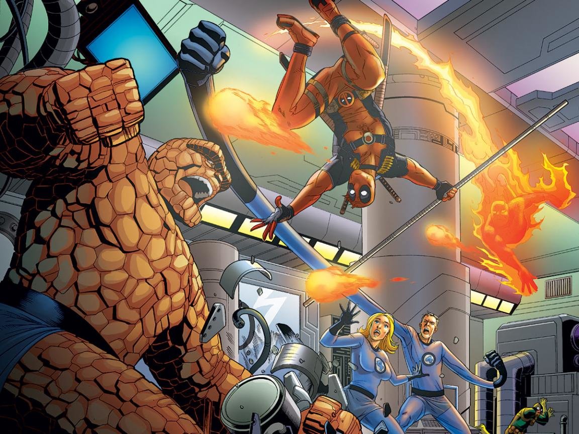 Free download Fantastic Four comics background ID:236630 hd 1152x864 for desktop