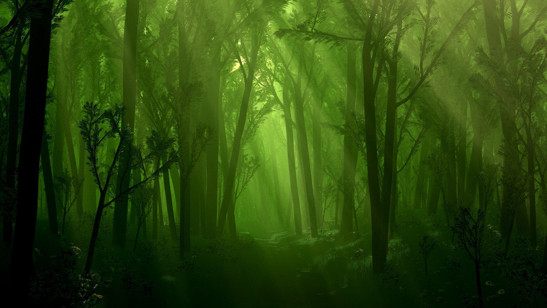 Best Fantasy forest wallpaper ID:20363 for High Resolution 1080p desktop