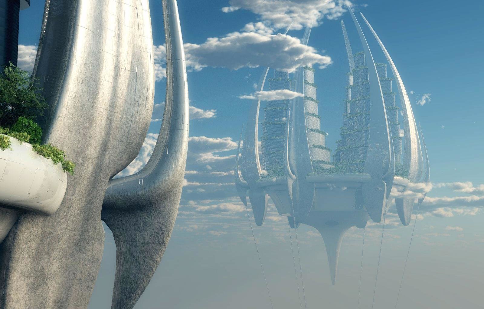Free download Futuristic city background ID:87823 hd 1600x1024 for computer