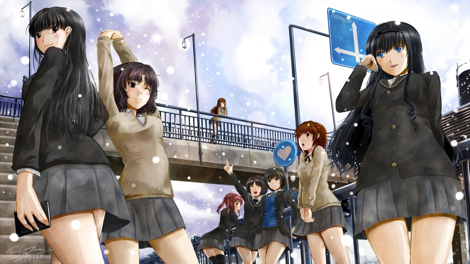 High resolution Amagami SS hd 1600x900 wallpaper ID:253067 for computer