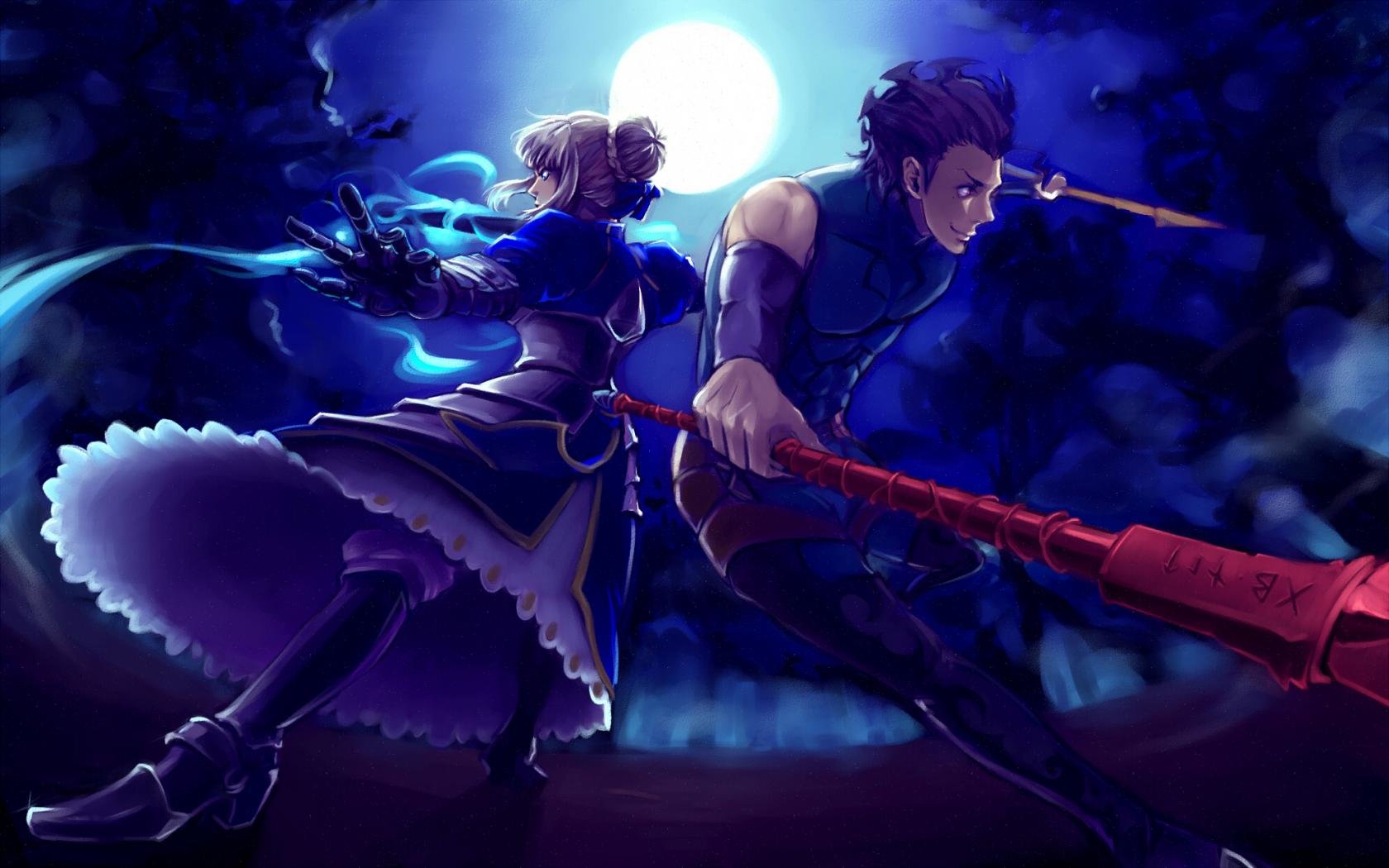 Free download Fate/Zero background ID:87510 hd 1680x1050 for PC