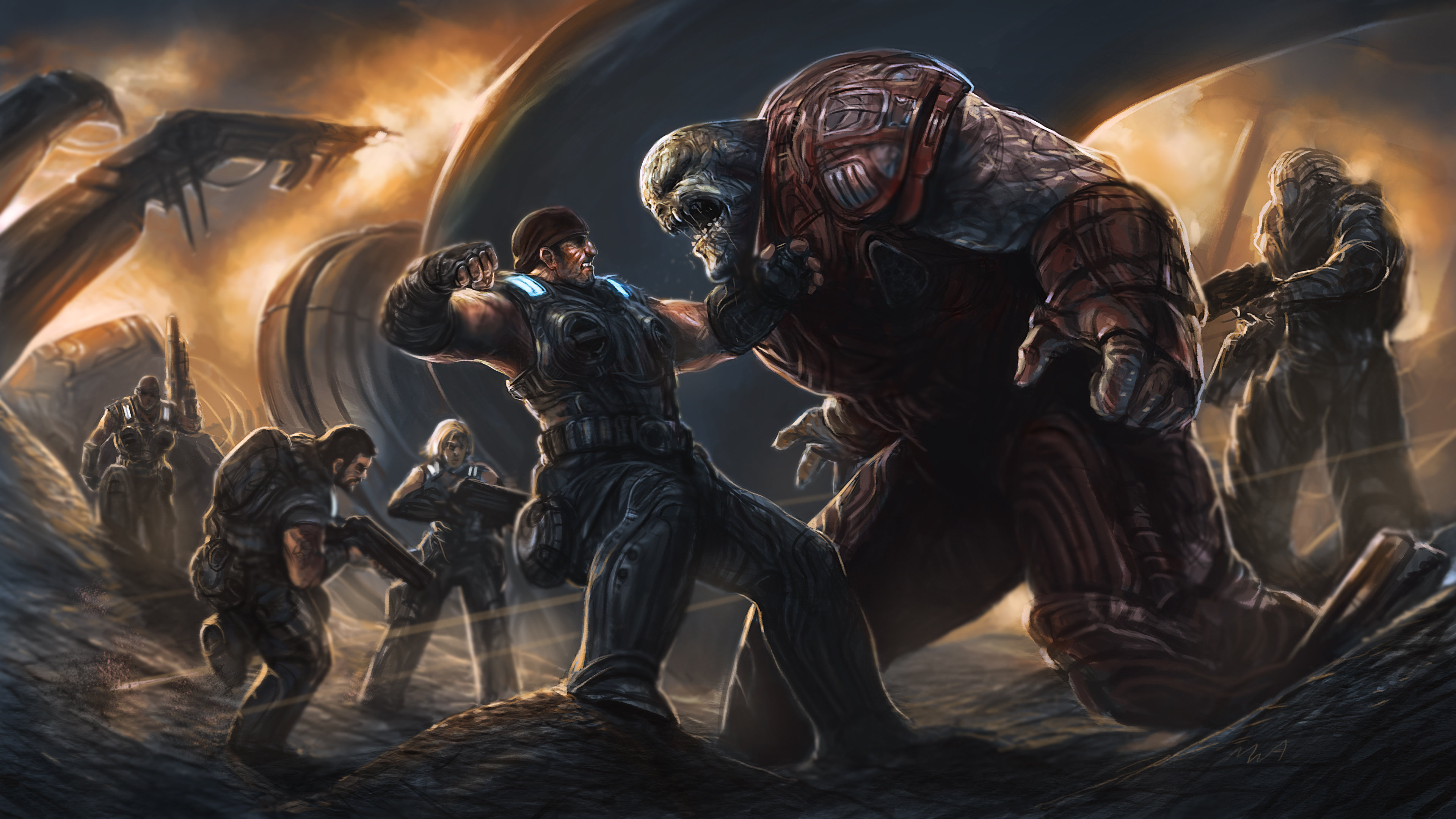 Awesome Gears Of War free wallpaper ID:210343 for 4k PC