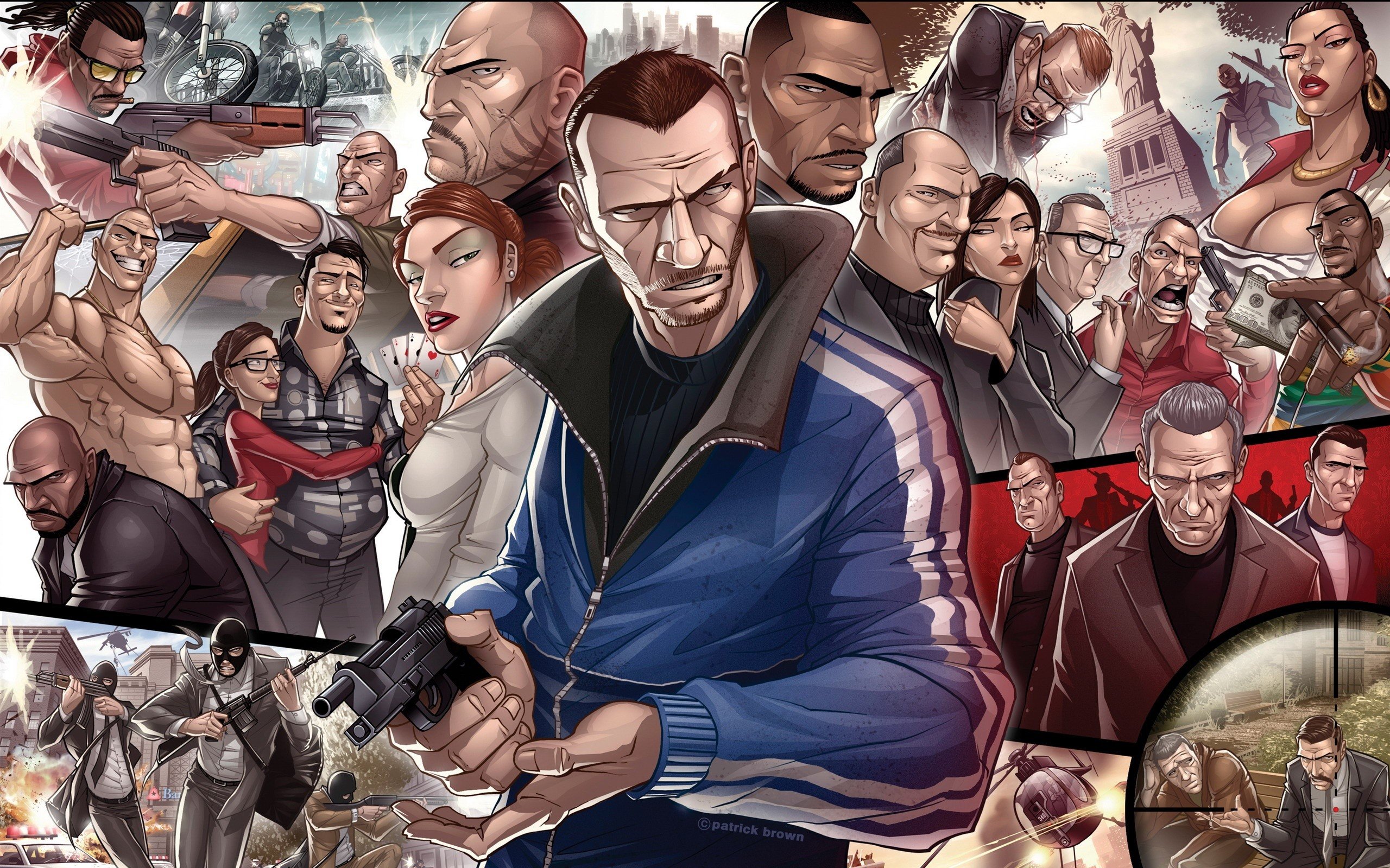 Free Grand Theft Auto IV (GTA 4) high quality wallpaper ID:227370 for hd 2560x1600 desktop
