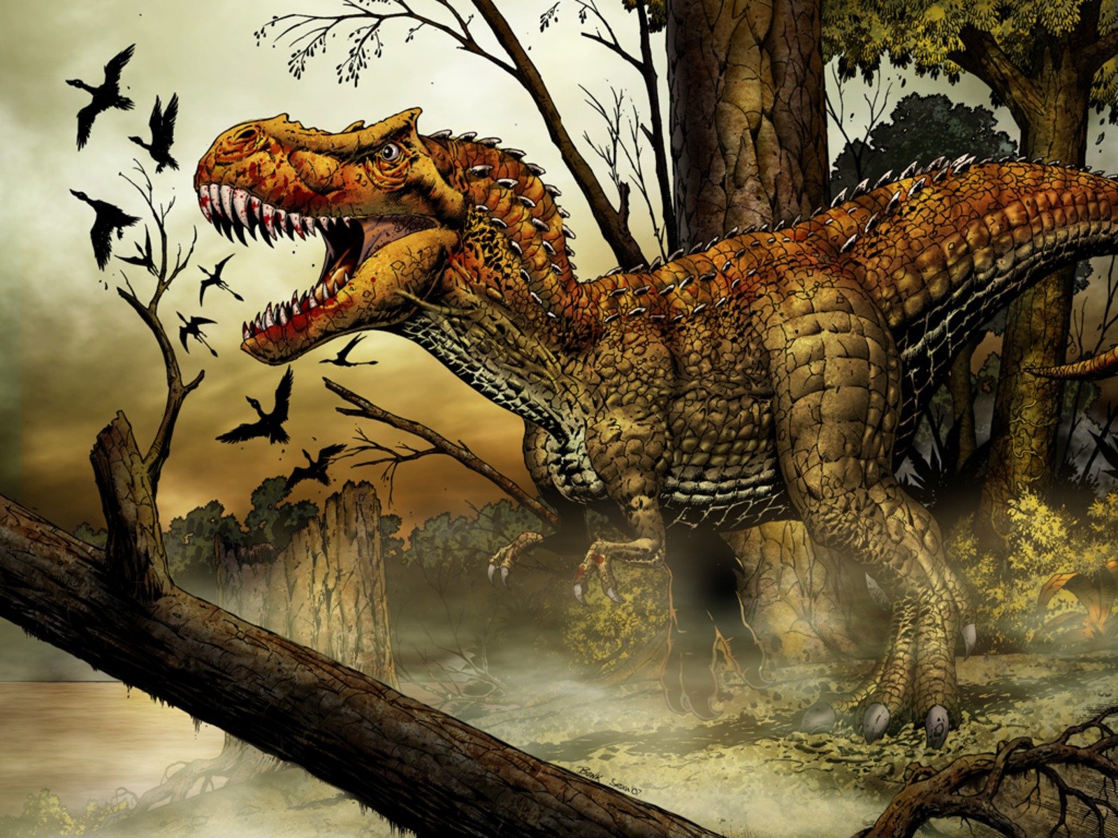 Awesome Tyrannosaurus Rex free wallpaper ID:73893 for hd 1600x1200 desktop