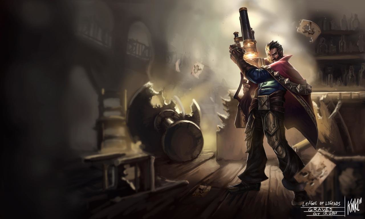 Free Graves (League Of Legends) high quality background ID:173811 for hd 1280x768 desktop