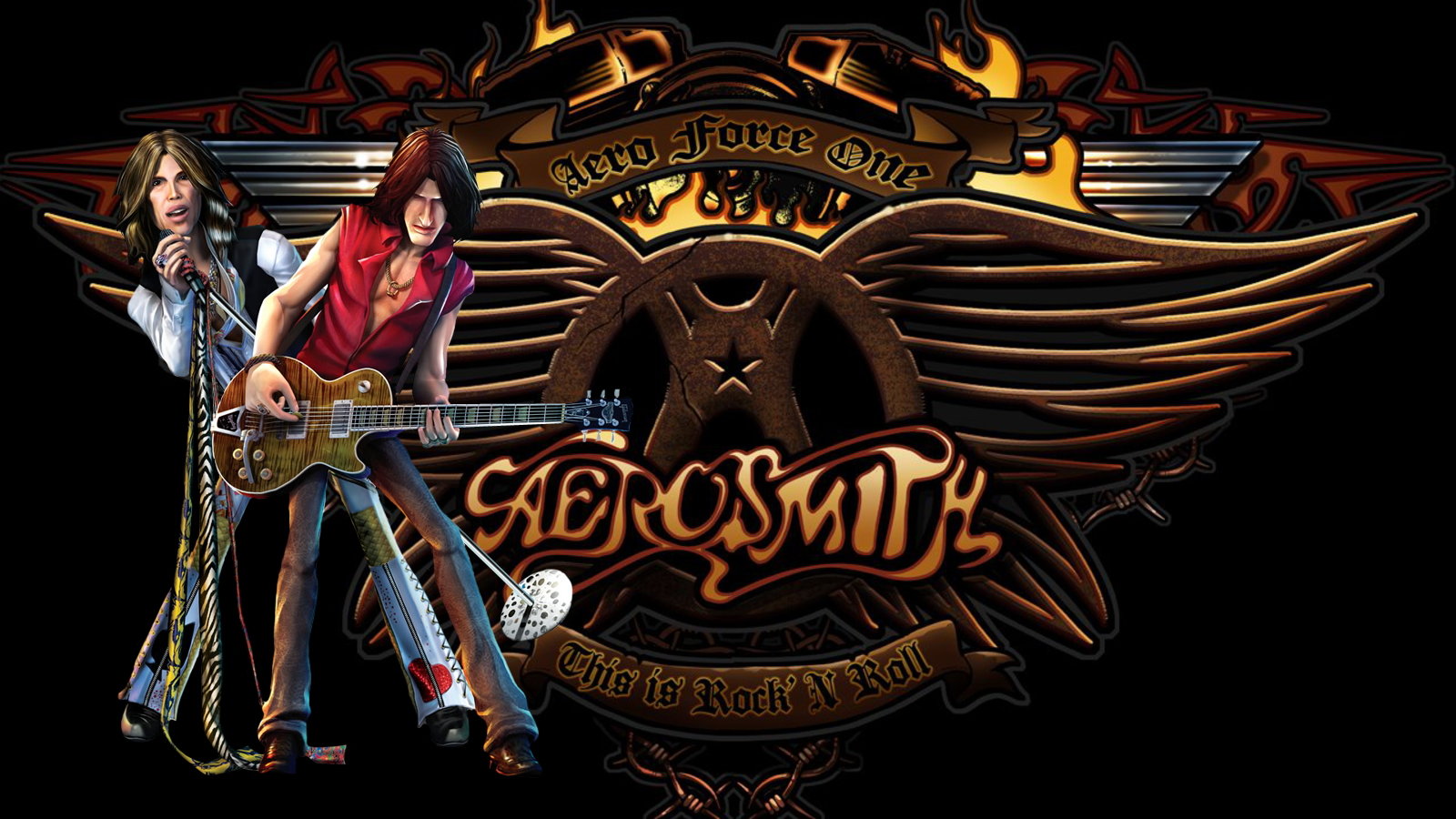 Download hd 1600x900 Aerosmith computer wallpaper ID:97091 for free