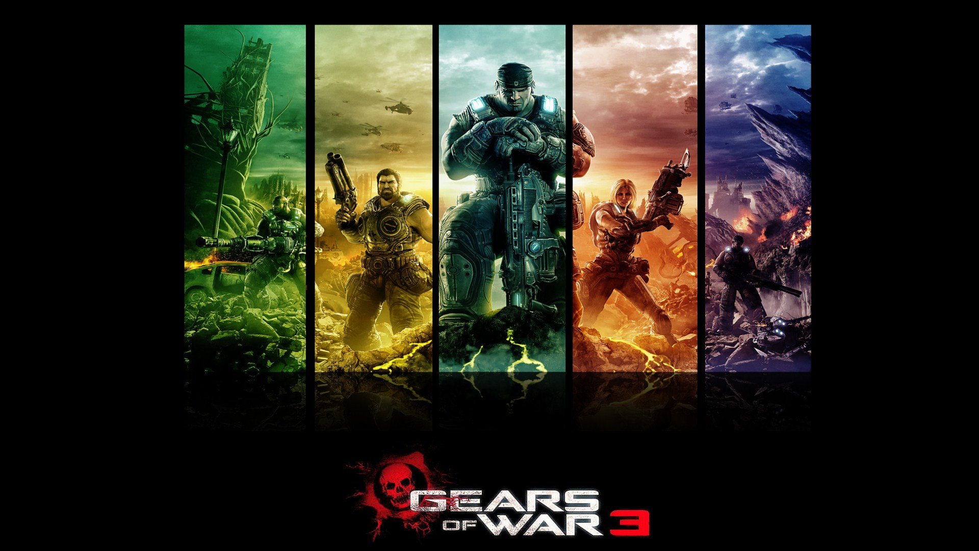 Best Gears Of War 3 background ID:114434 for High Resolution full hd computer