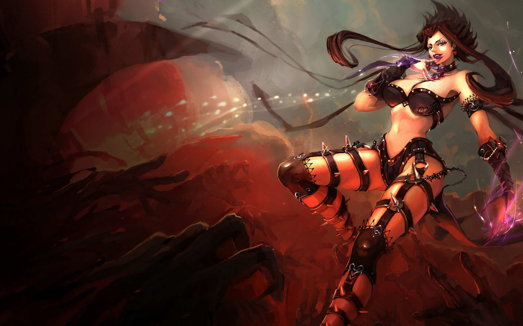 Free download Evelynn (League Of Legends) wallpaper ID:172185 hd 1680x1050 for PC