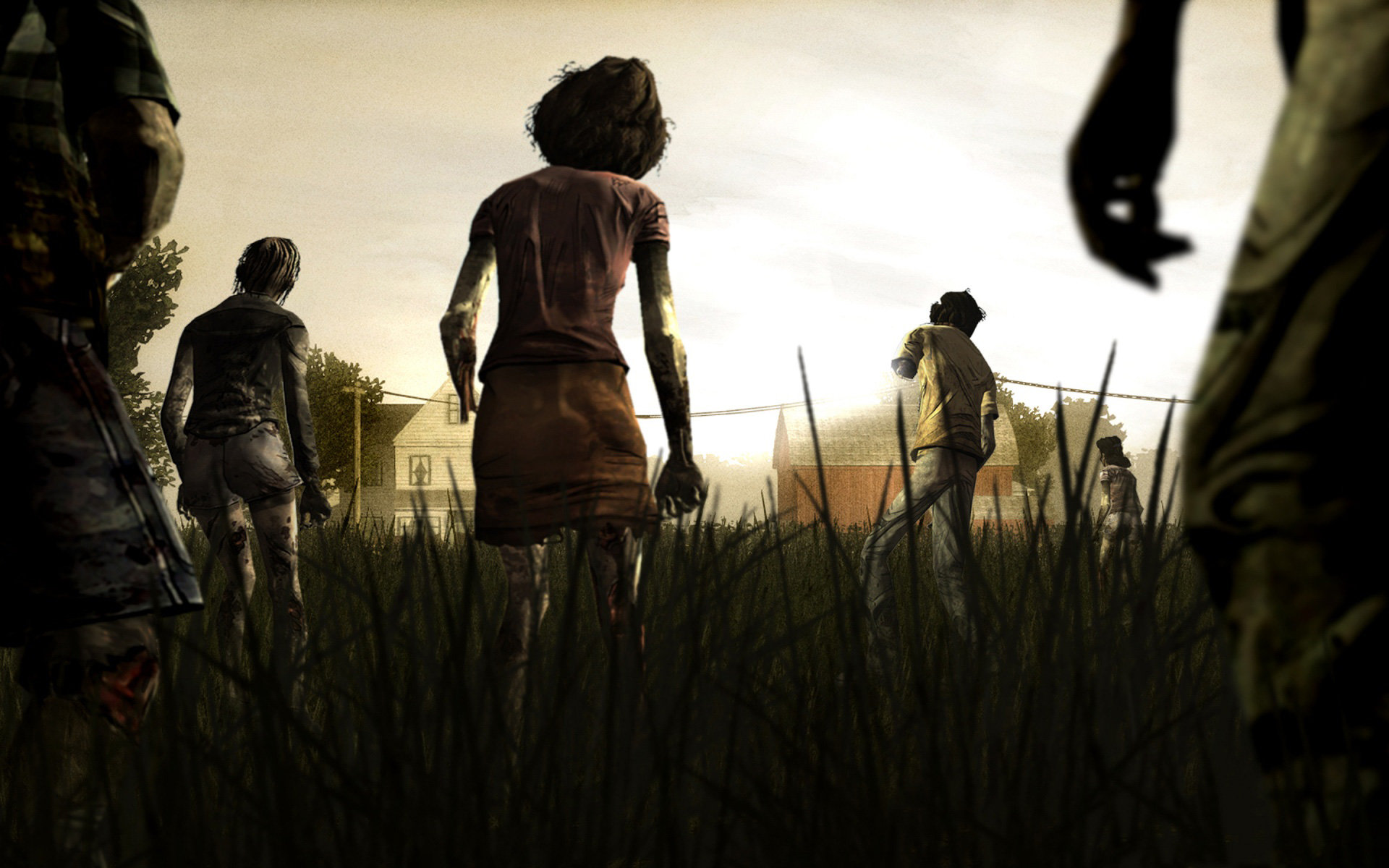 Download hd 1920x1200 The Walking Dead: Season 1 computer background ID:214863 for free