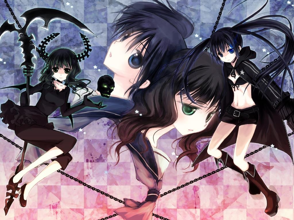 Awesome Dead Master (Black Rock Shooter) free wallpaper ID:454563 for hd 1024x768 PC