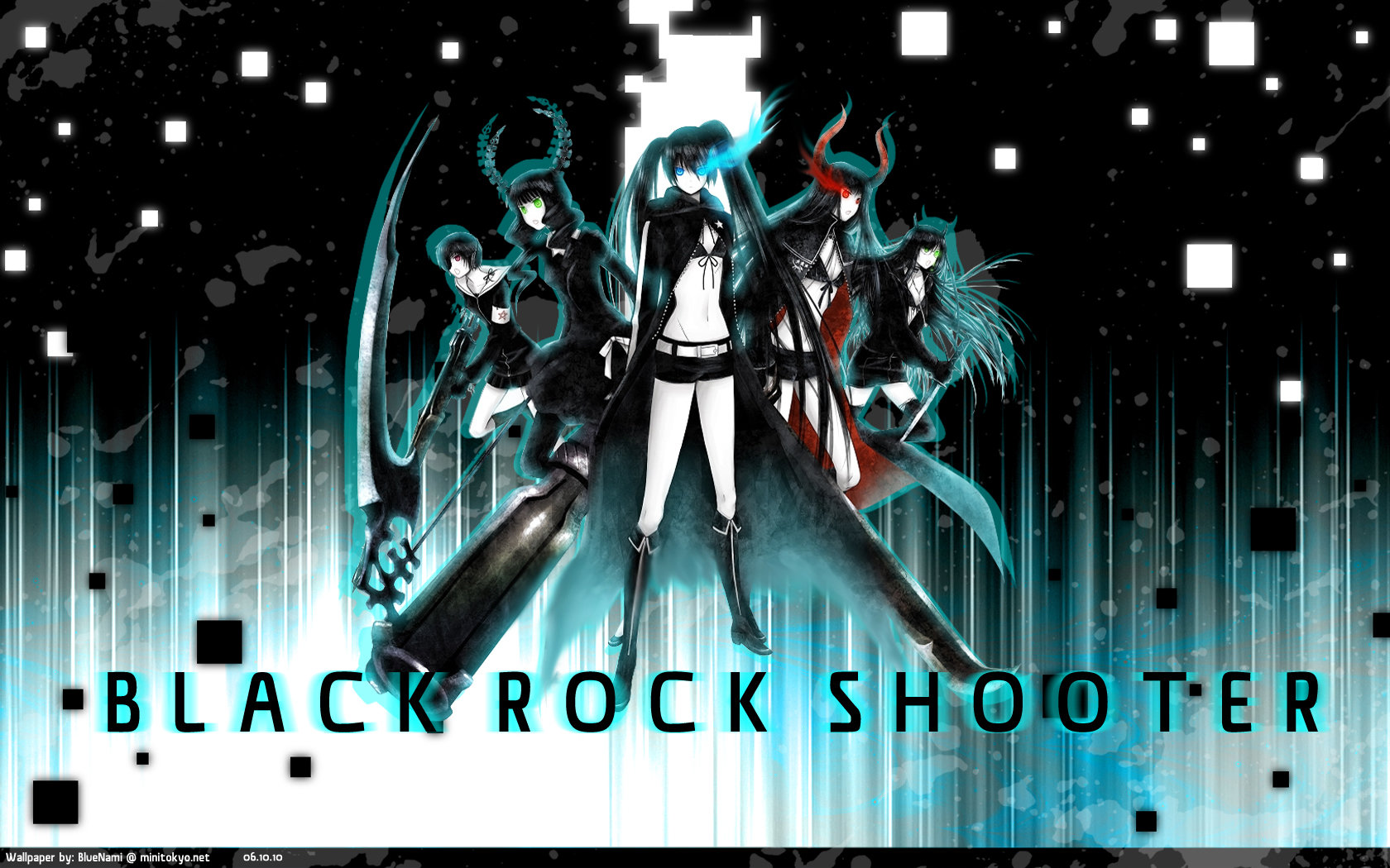 High resolution Dead Master (Black Rock Shooter) hd 1680x1050 background ID:454798 for PC