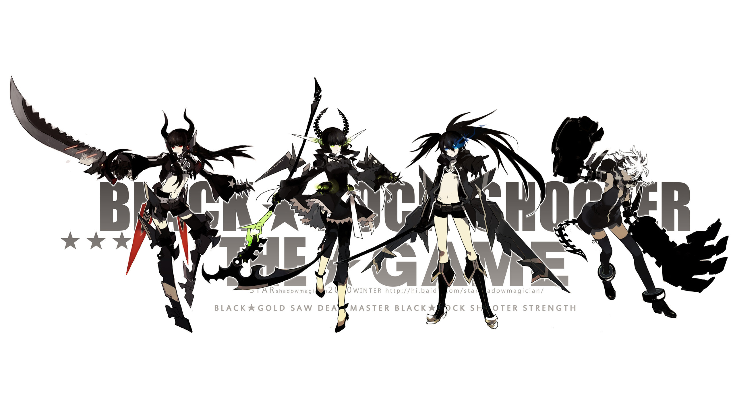 Awesome Dead Master (Black Rock Shooter) free background ID:454581 for hd 2560x1440 desktop