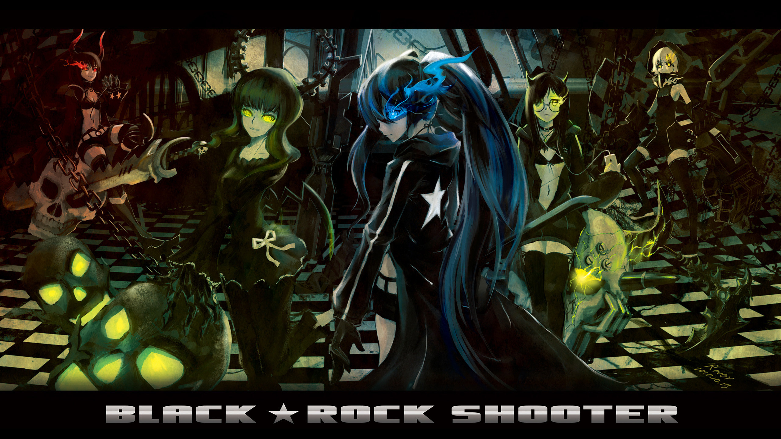 High resolution Dead Master (Black Rock Shooter) hd 2560x1440 wallpaper ID:454853 for PC